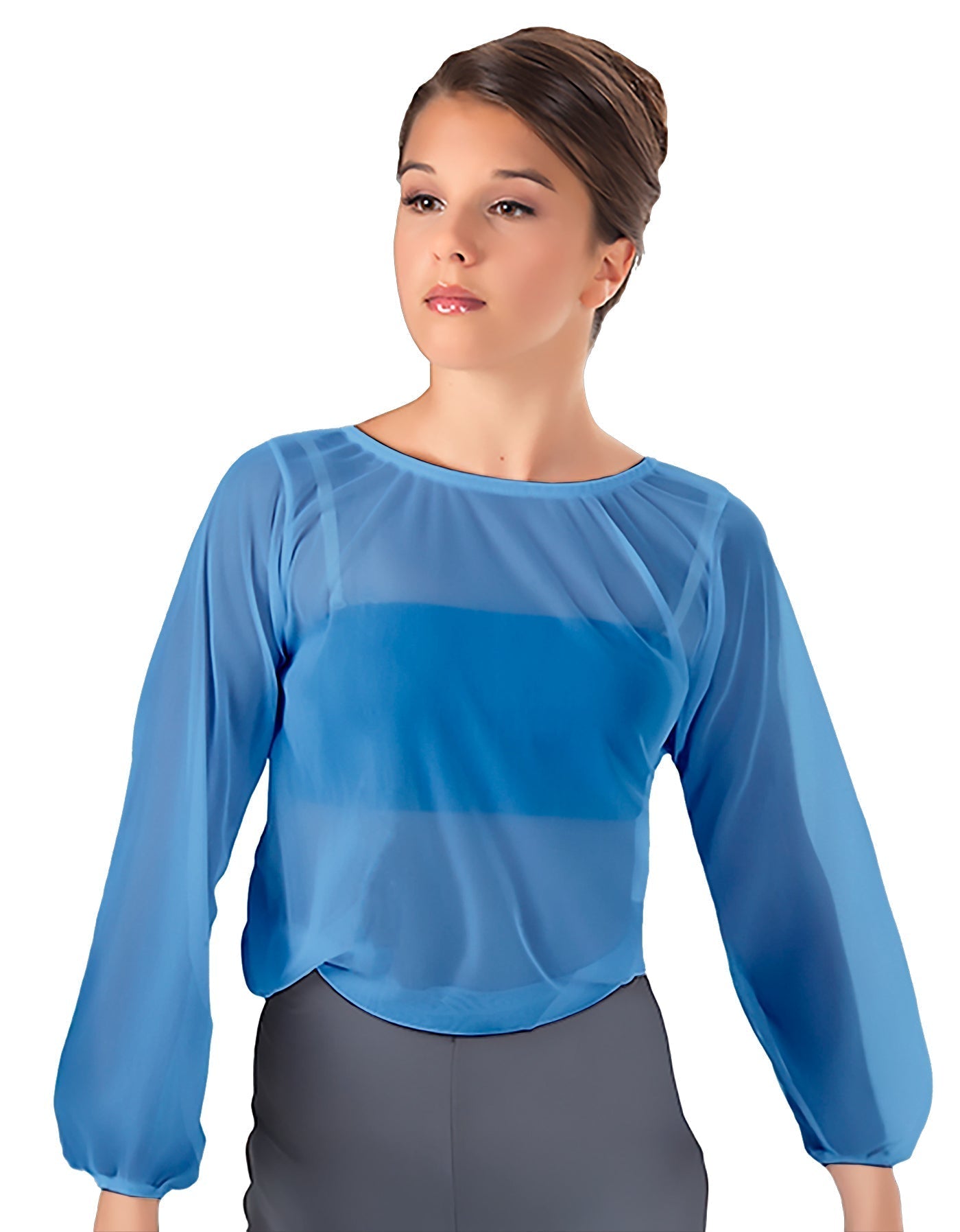 Solid Chiffon Fade Into You Top