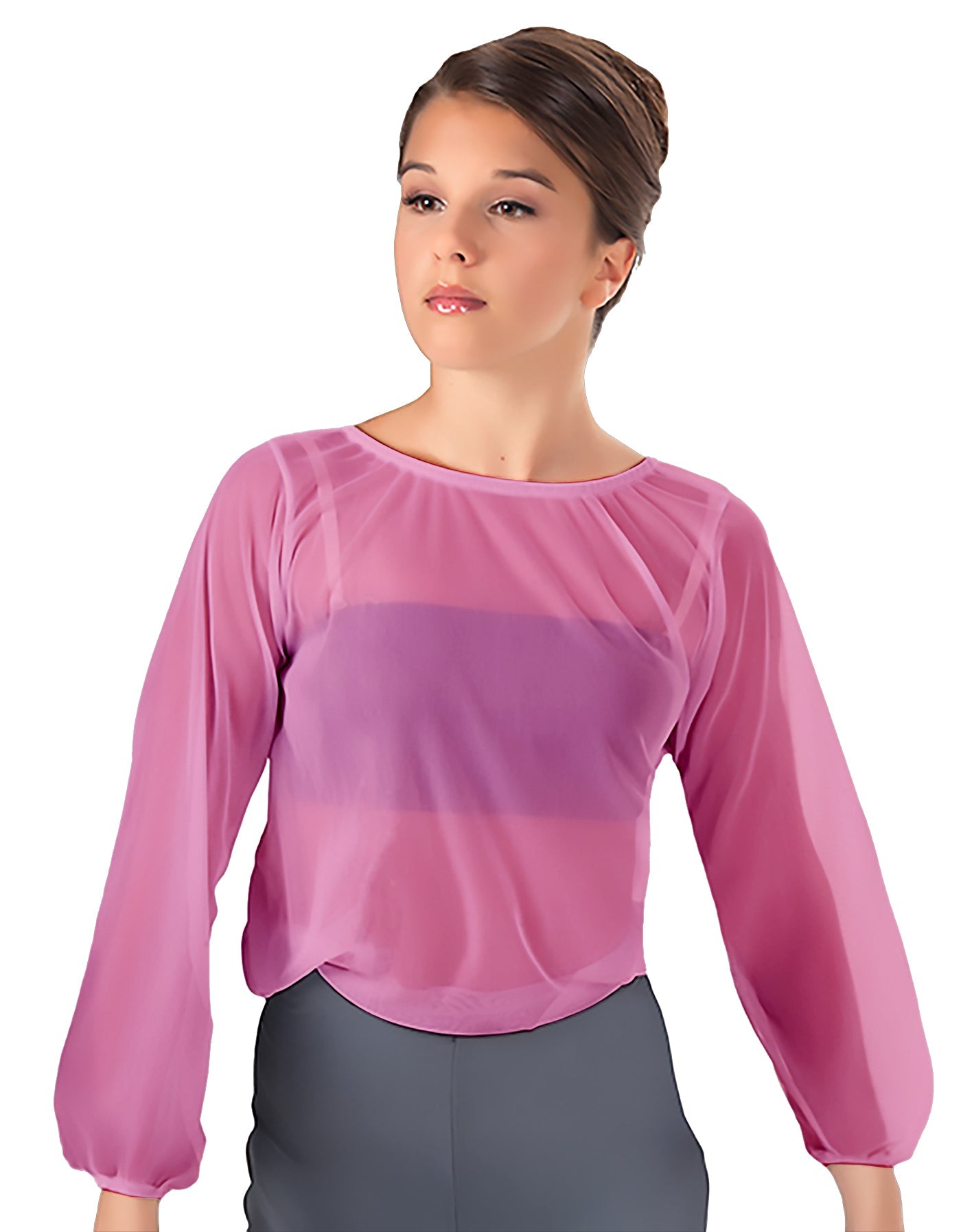 Solid Chiffon Fade Into You Top