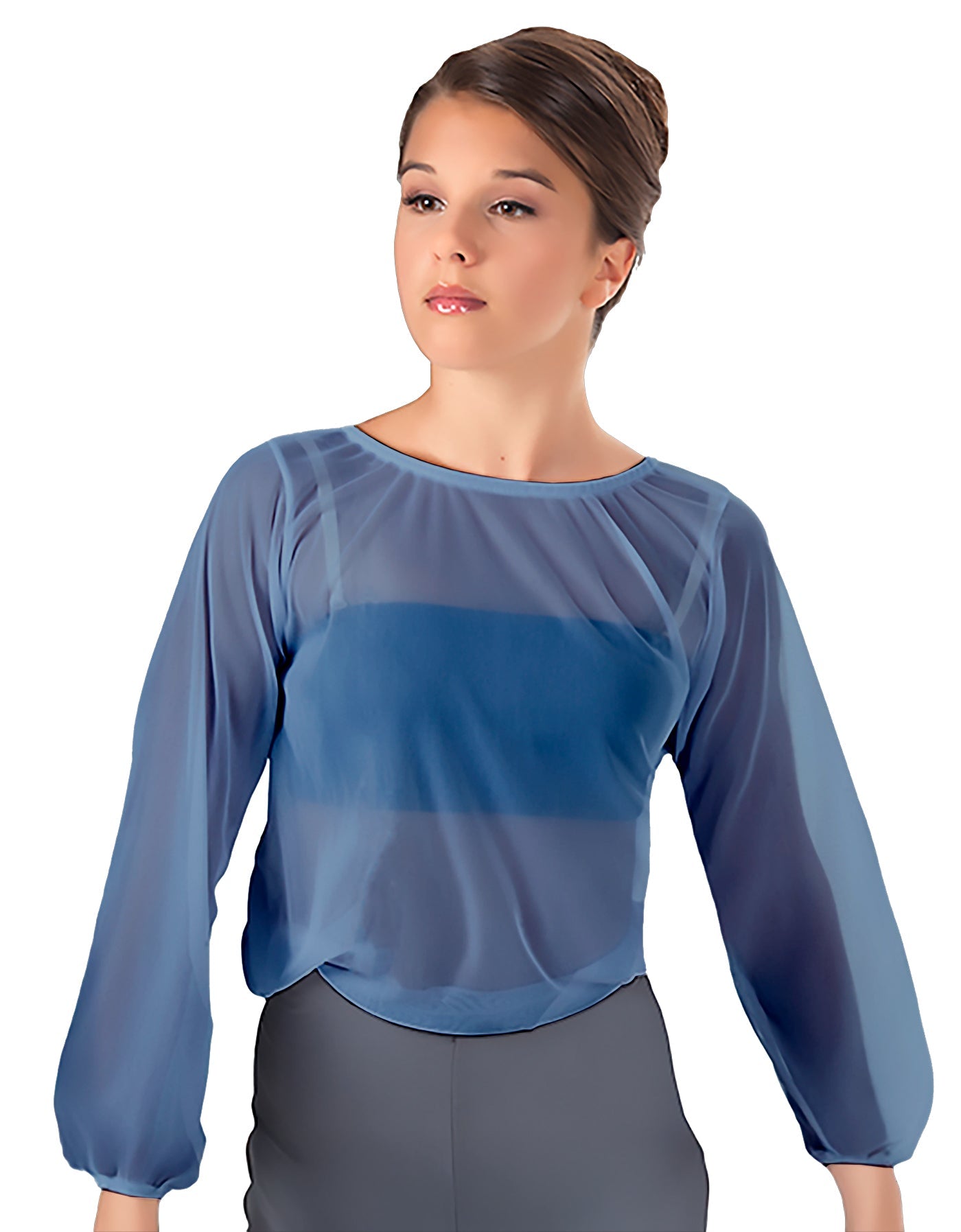 Solid Chiffon Fade Into You Top