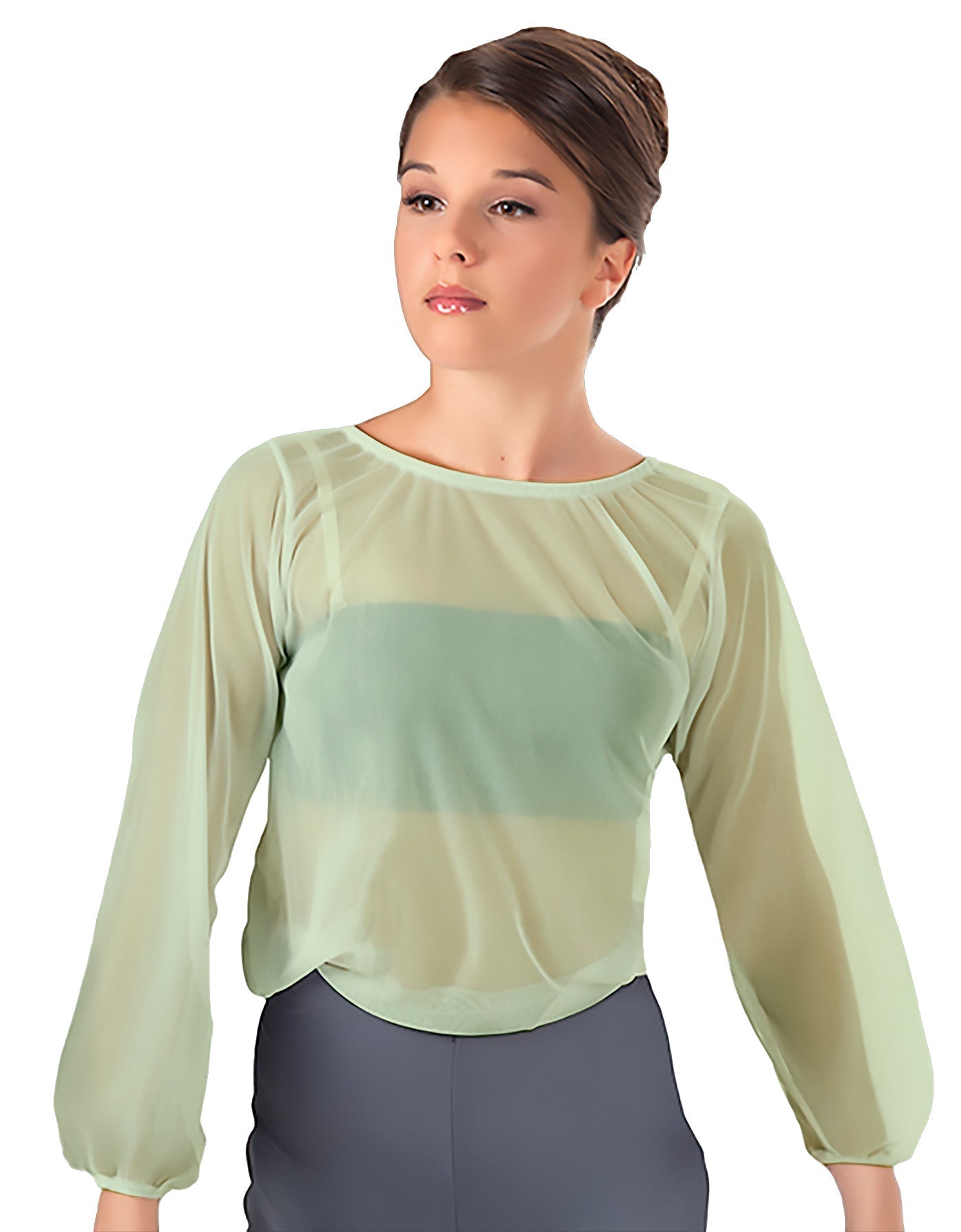 Solid Chiffon Fade Into You Top