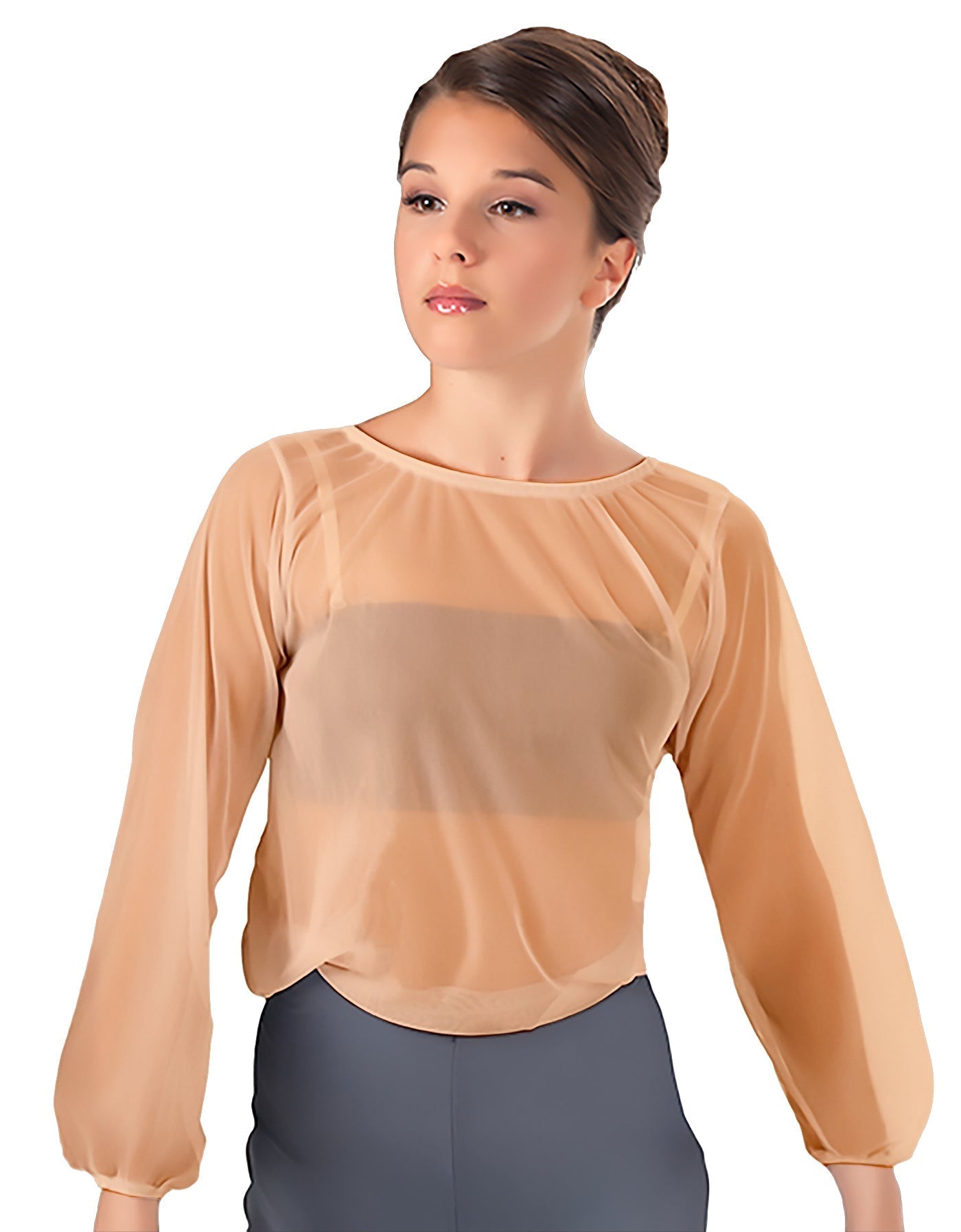 Solid Chiffon Fade Into You Top