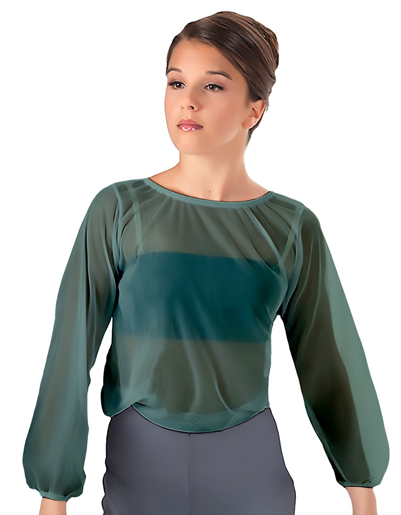 Solid Chiffon Fade Into You Top