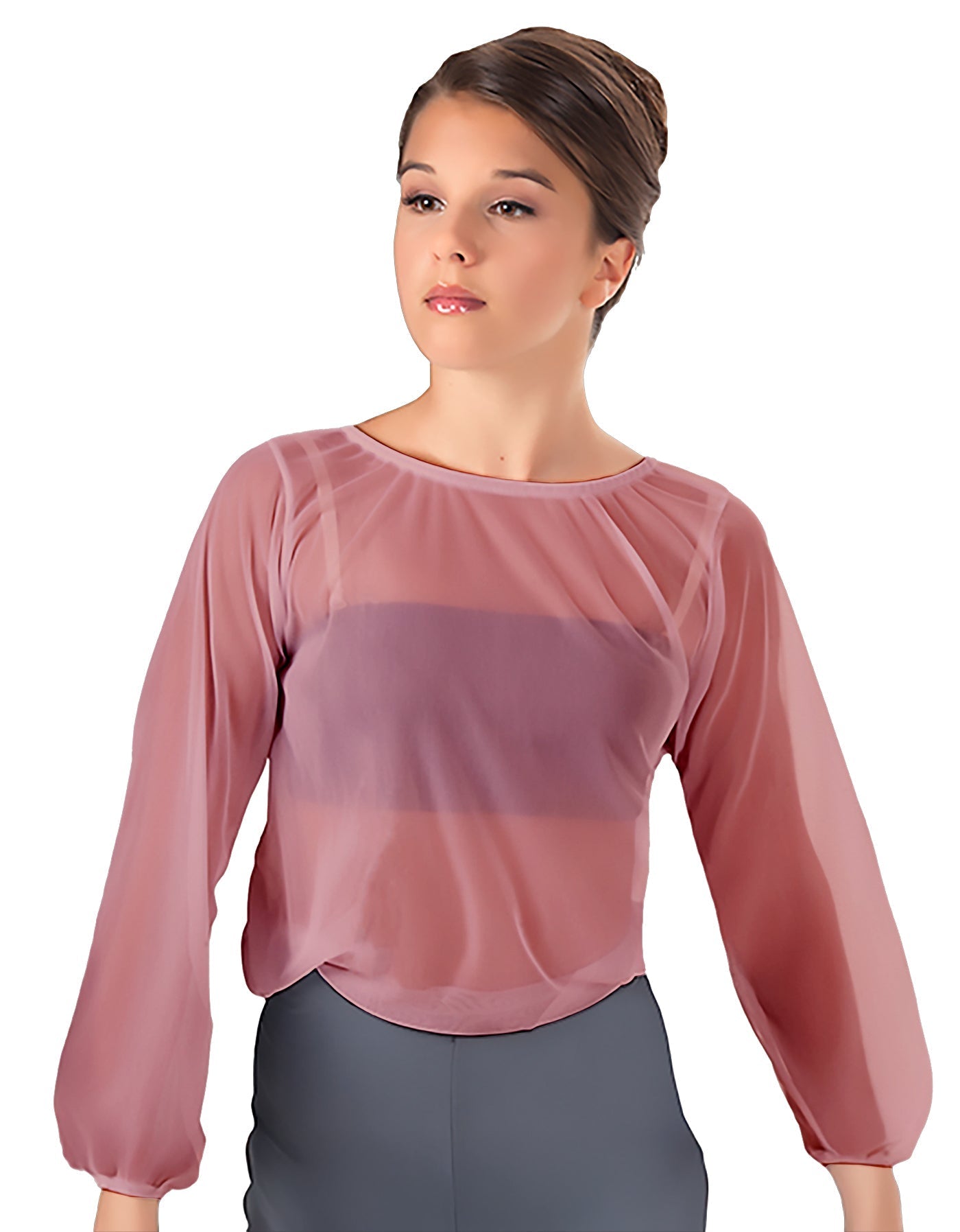 Solid Chiffon Fade Into You Top