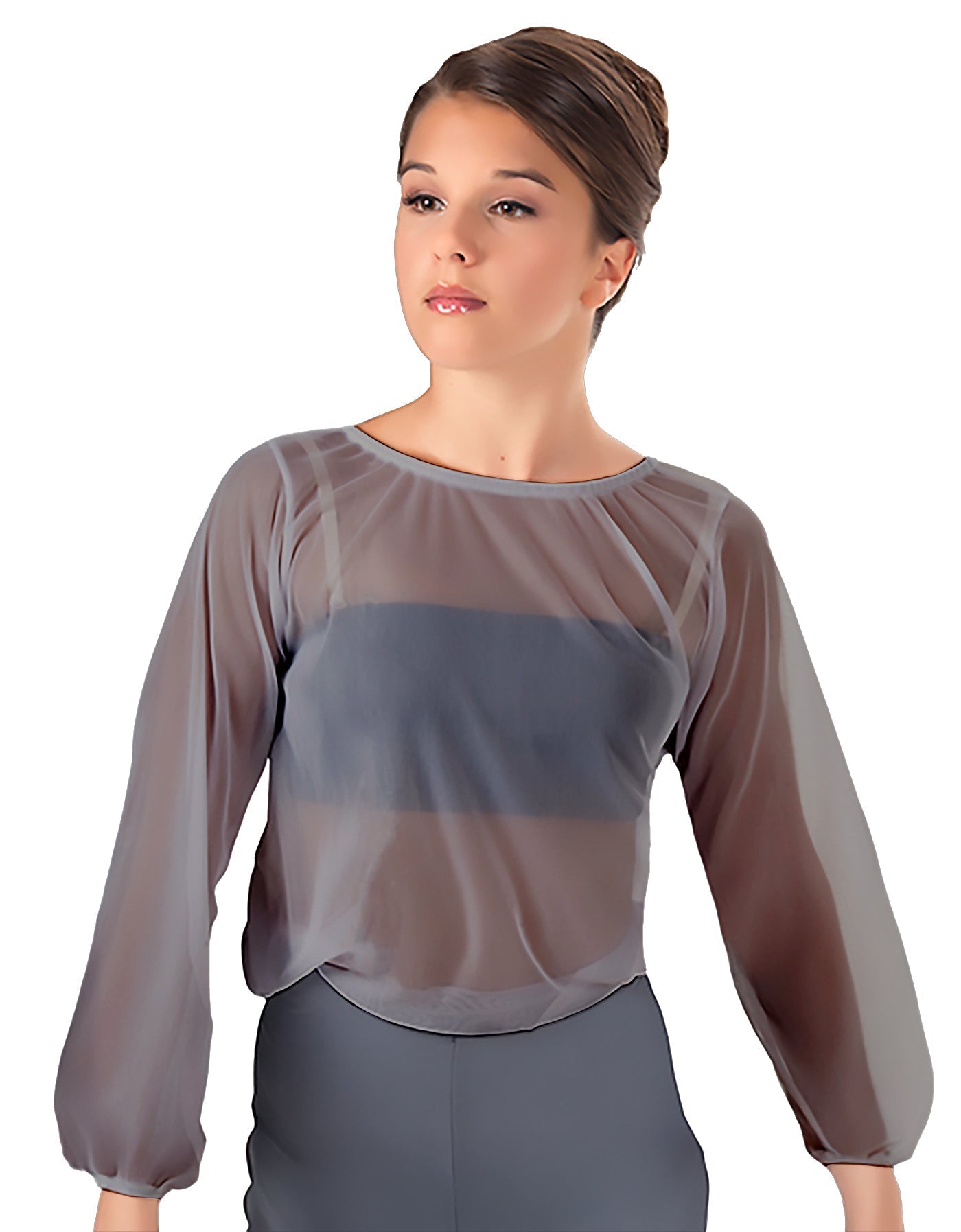 Solid Chiffon Fade Into You Top