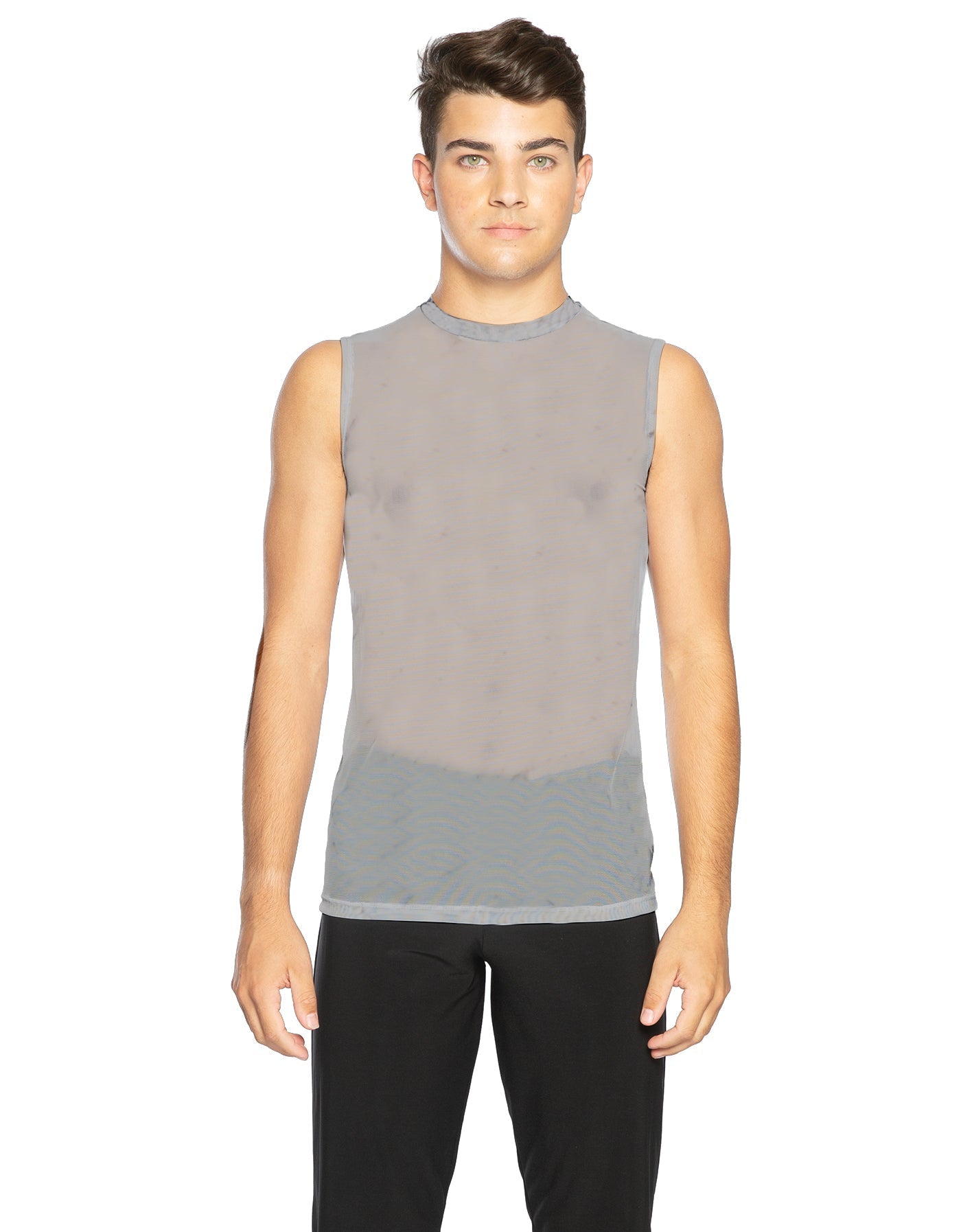 Solid Mesh Boys Tank