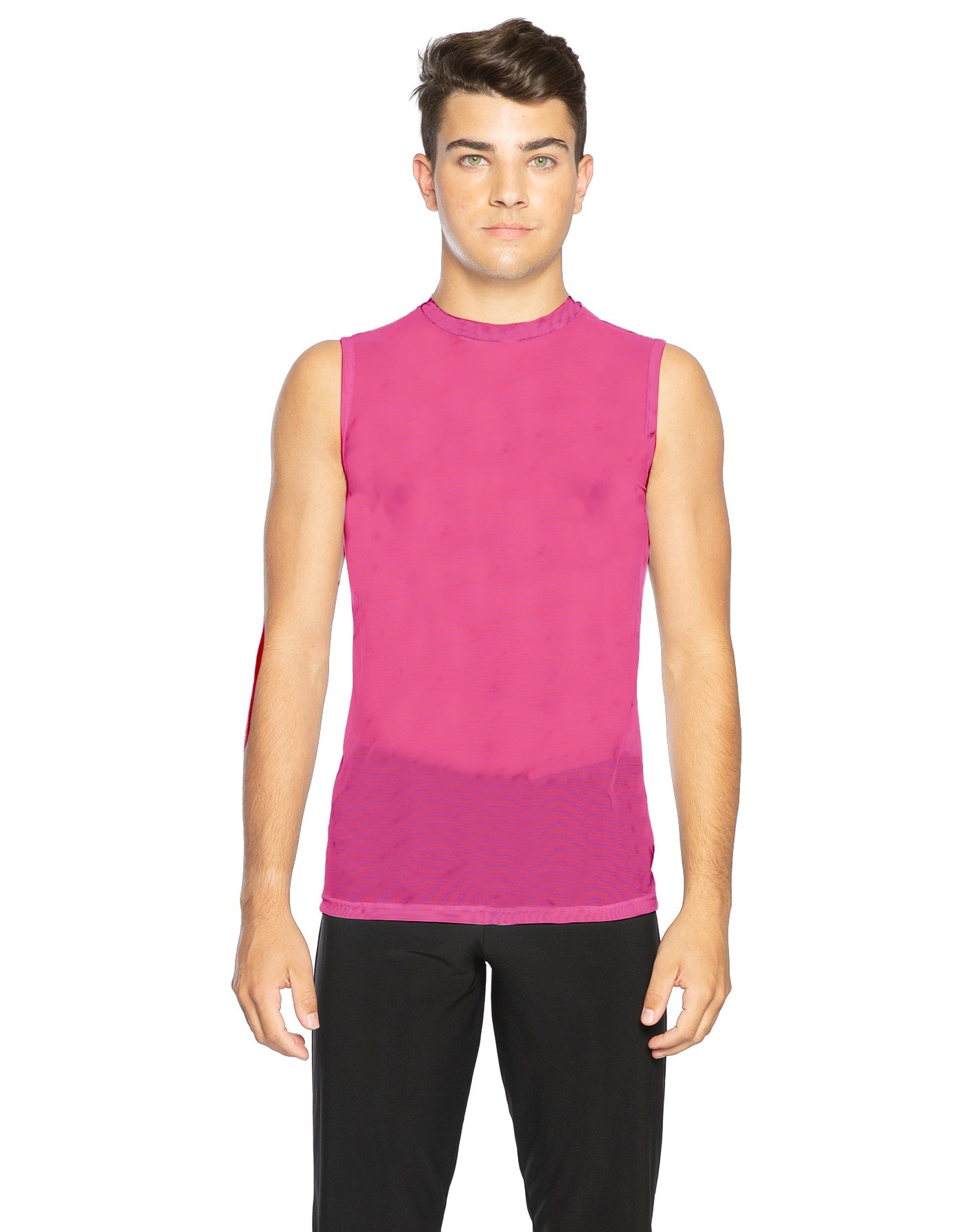 Solid Mesh Boys Tank