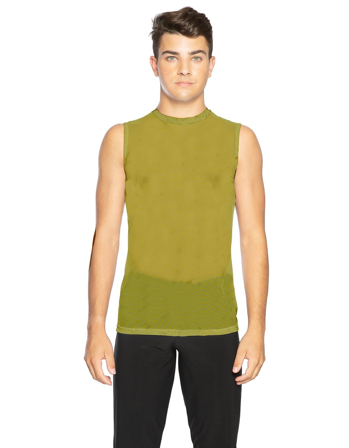 Solid Mesh Boys Tank
