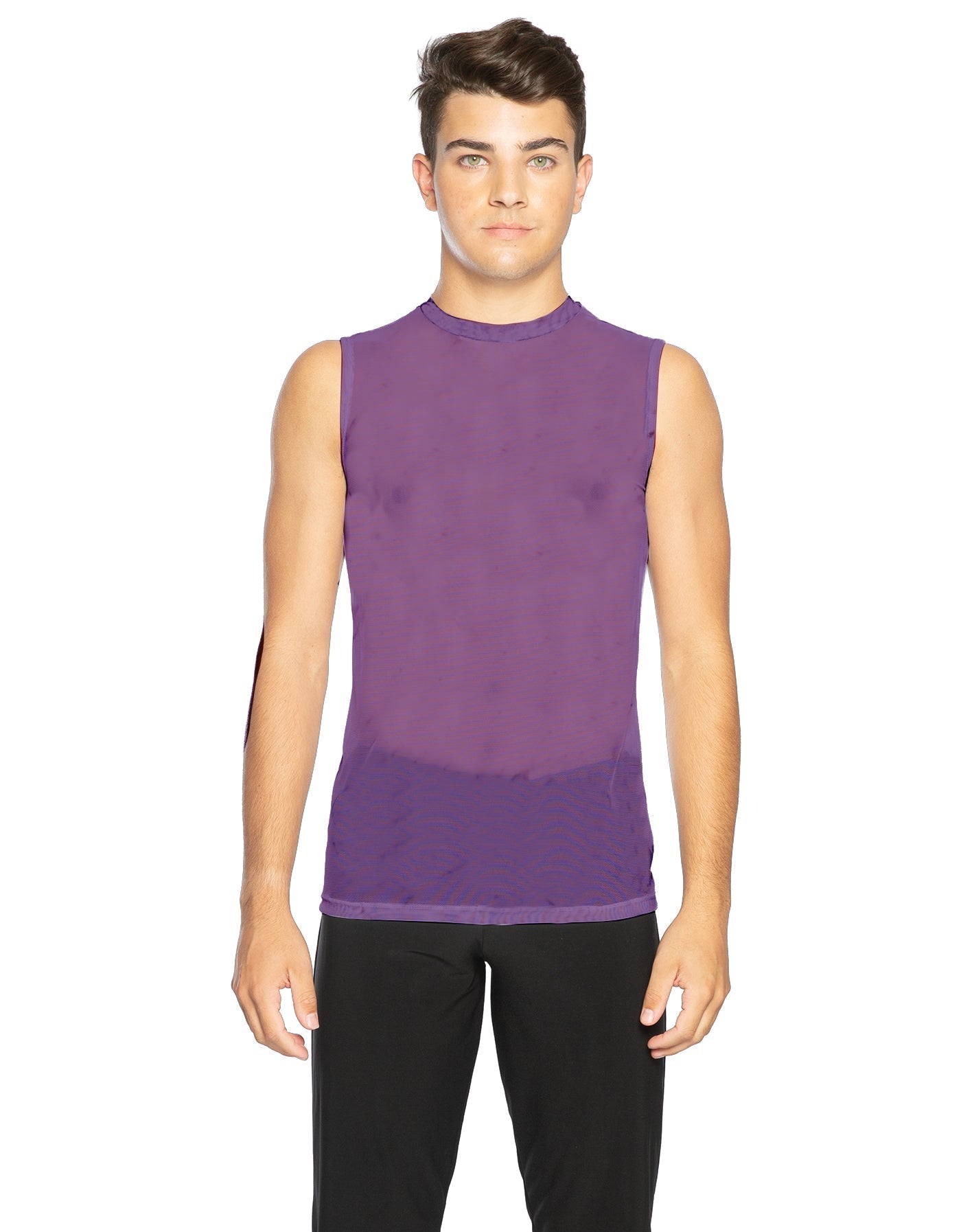 Solid Mesh Boys Tank