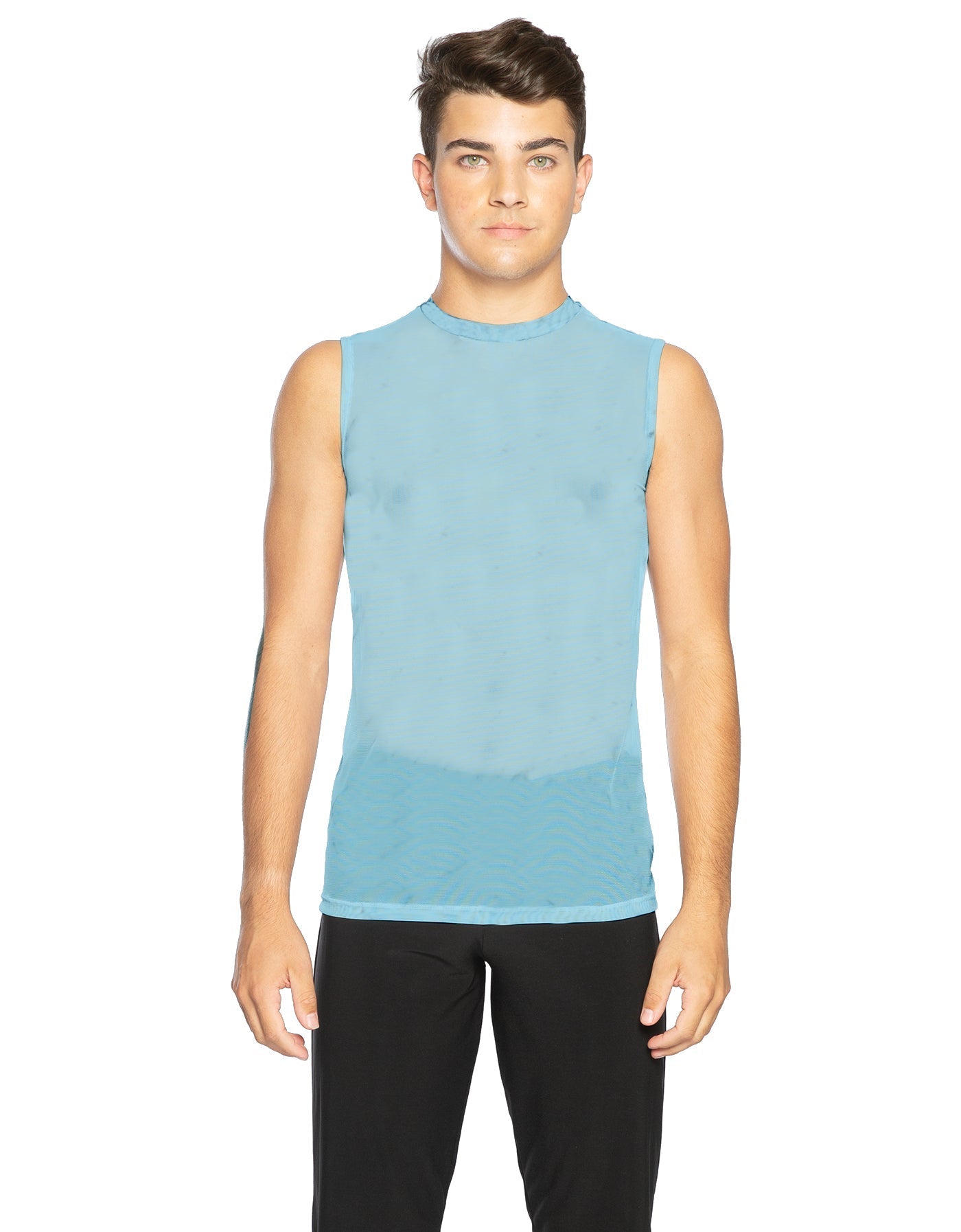 Solid Mesh Boys Tank