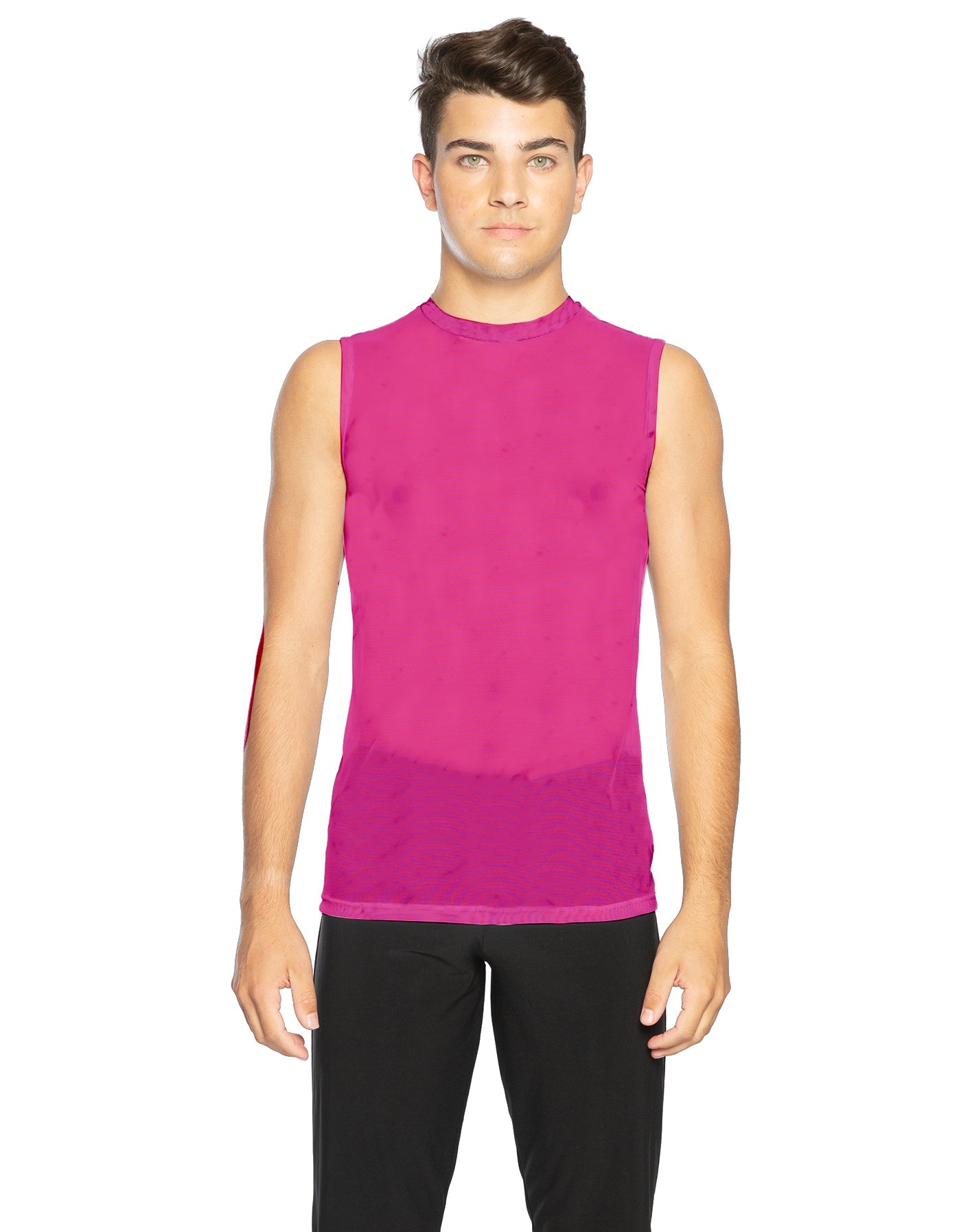 Solid Mesh Boys Tank