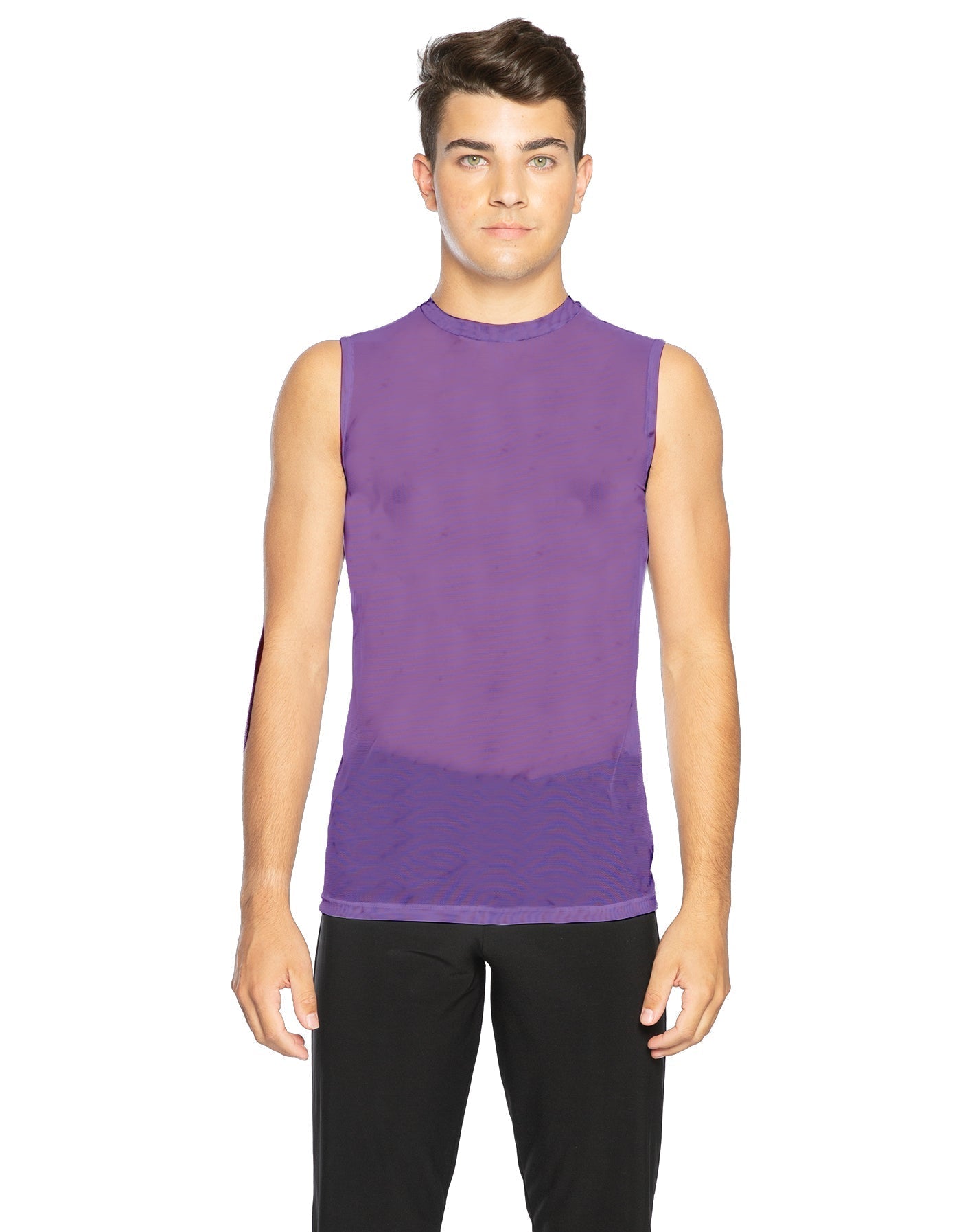 Solid Mesh Boys Tank