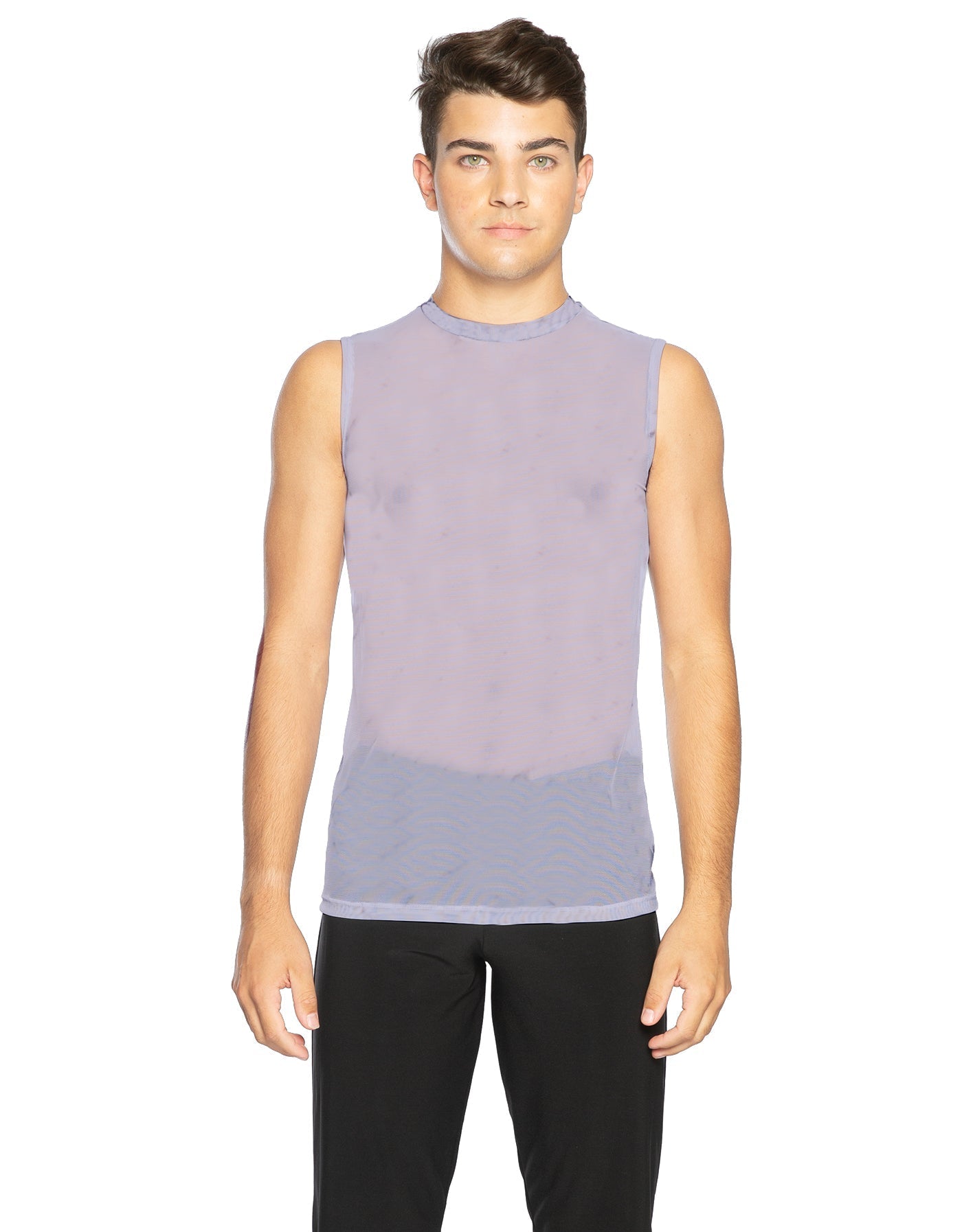 Solid Mesh Boys Tank