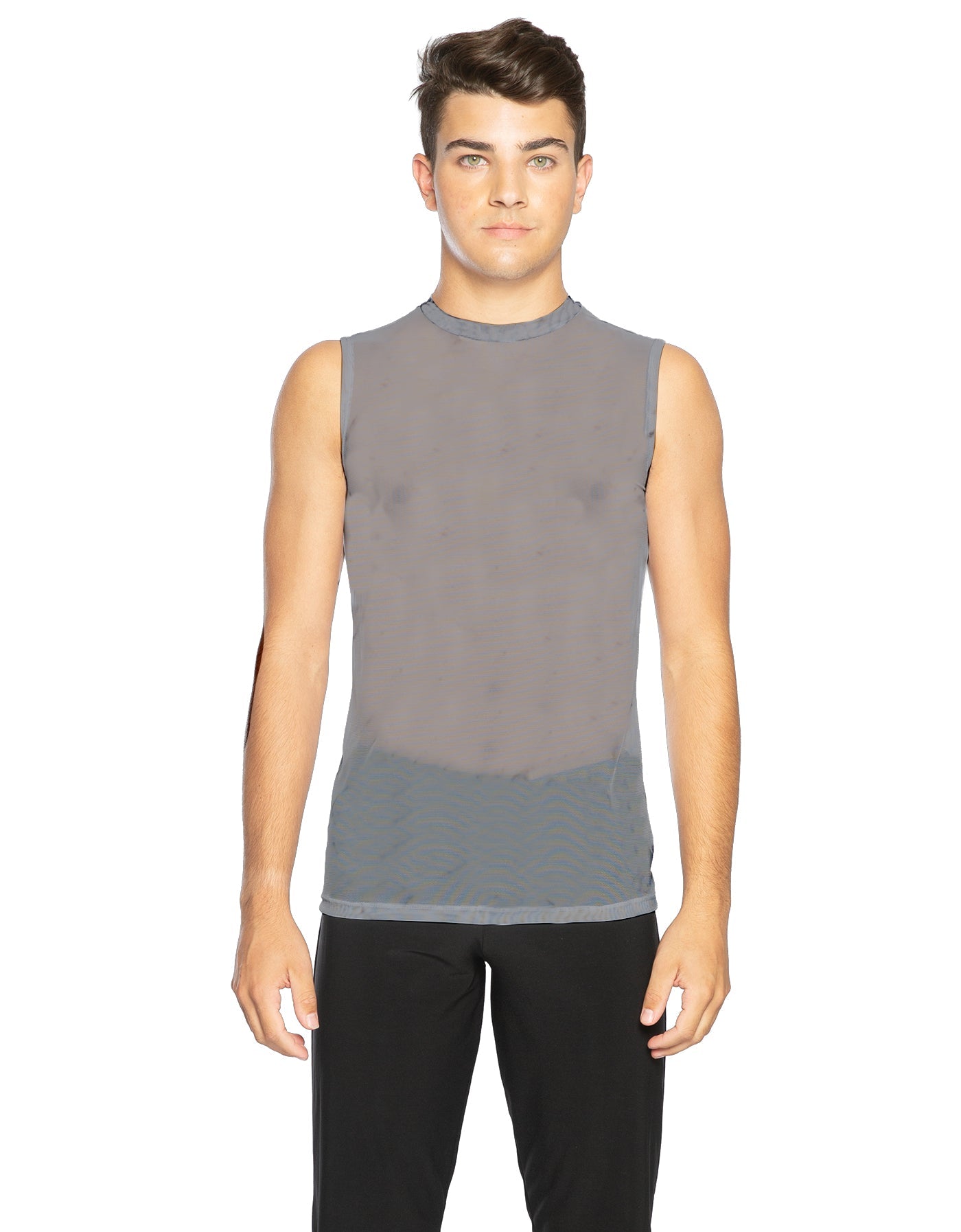 Solid Mesh Boys Tank