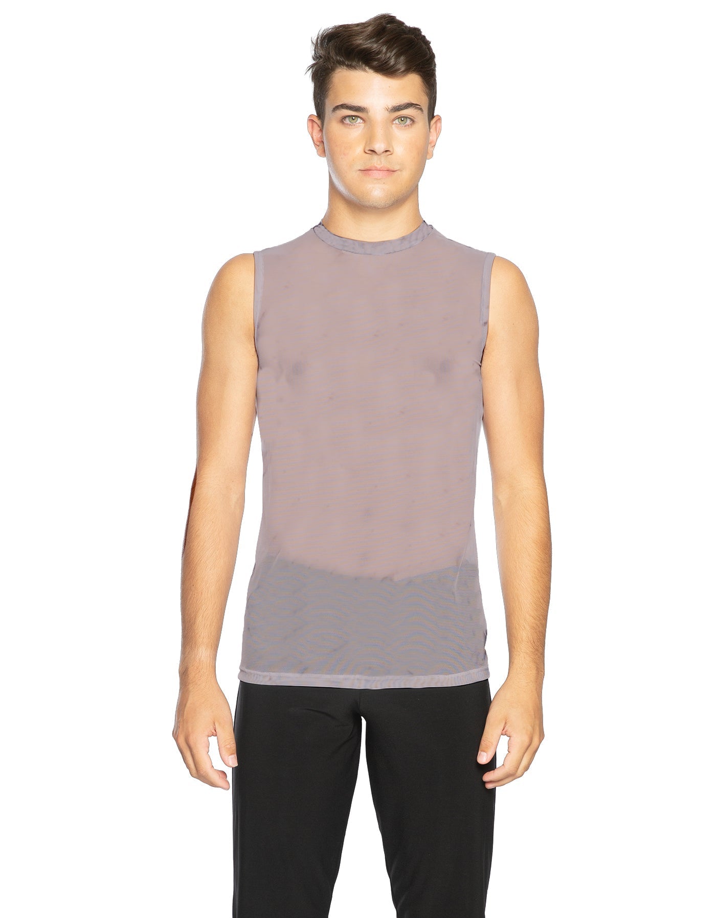 Solid Mesh Boys Tank