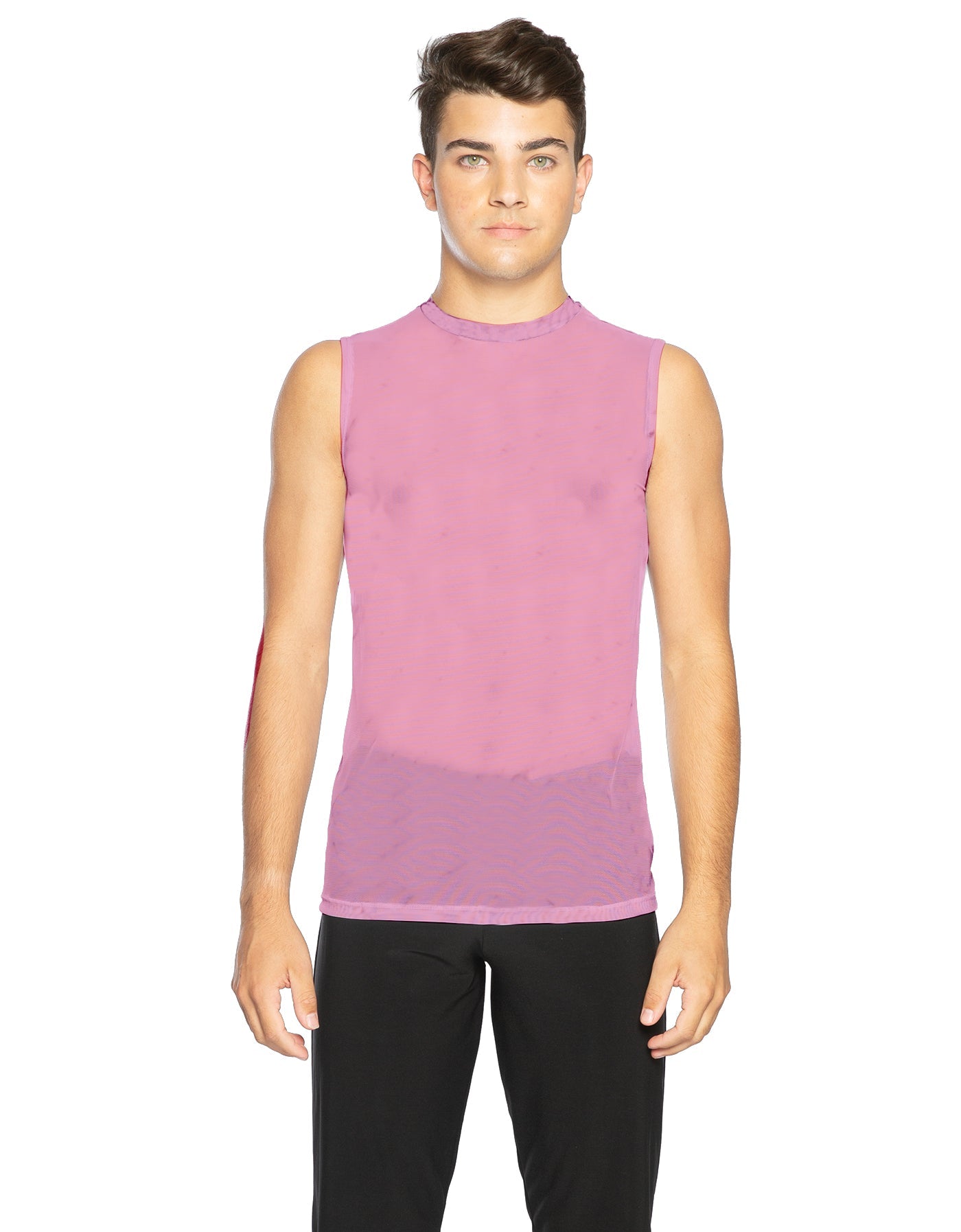 Solid Mesh Boys Tank