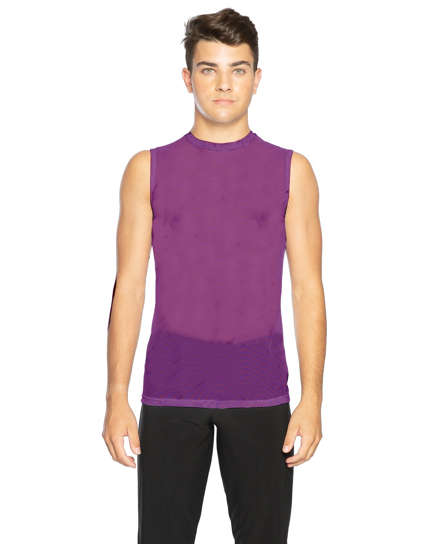 Solid Mesh Boys Tank
