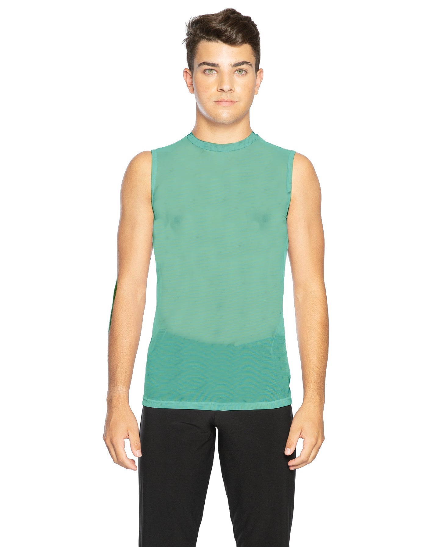 Solid Mesh Boys Tank