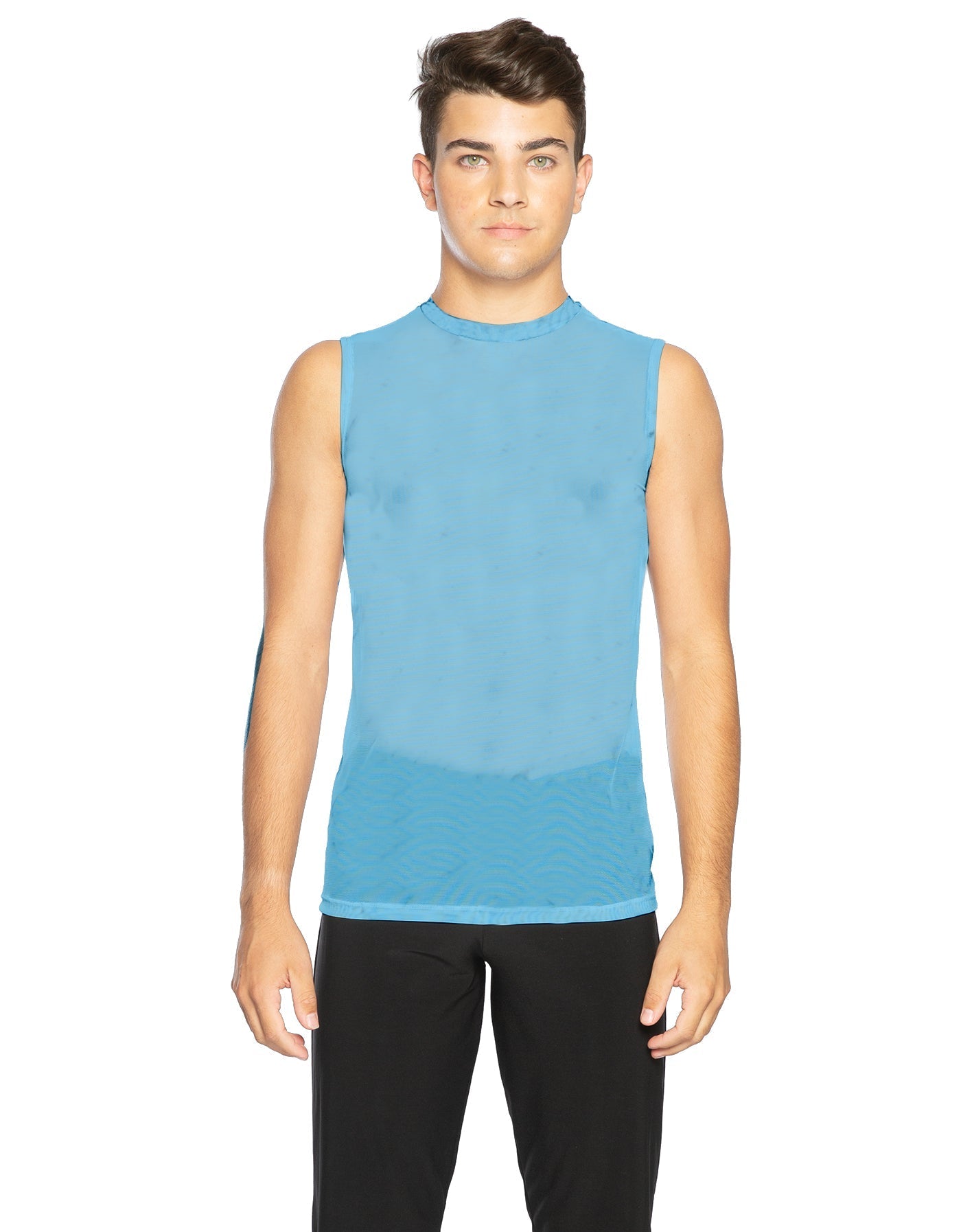 Solid Mesh Boys Tank