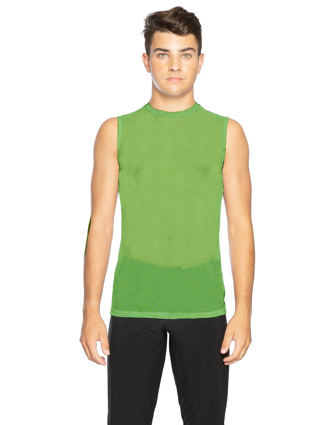 Solid Mesh Boys Tank