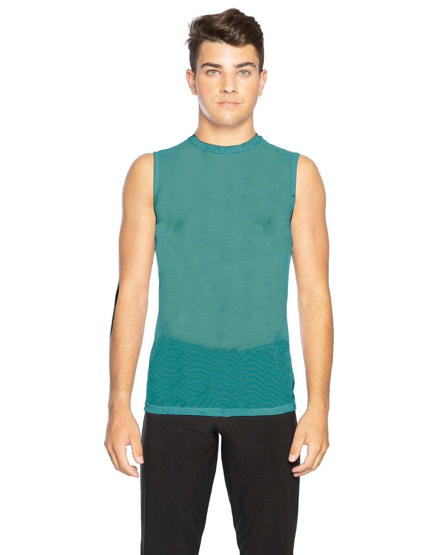 Solid Mesh Boys Tank