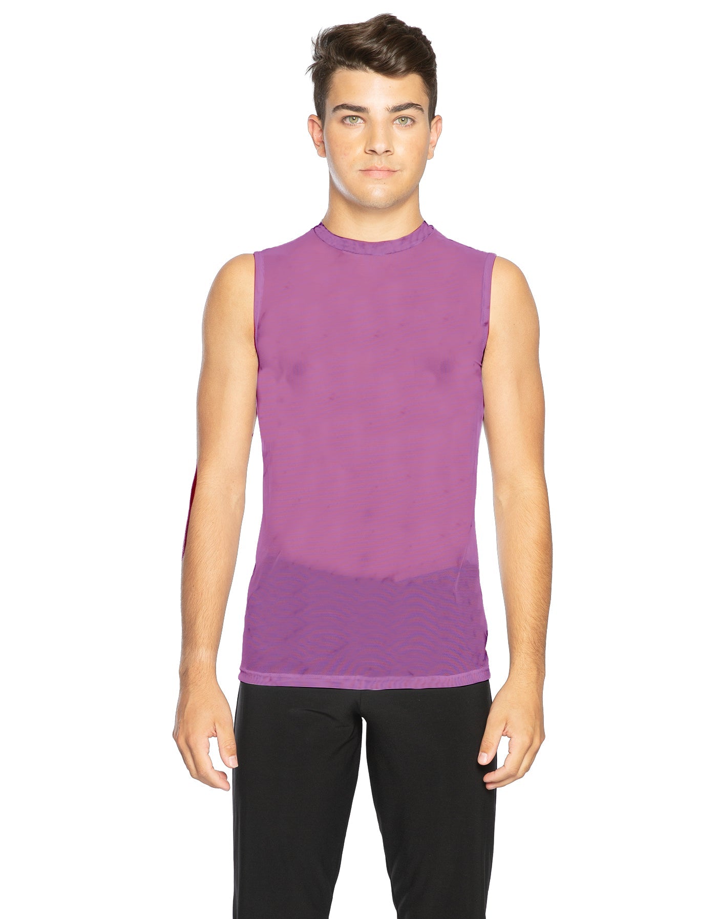 Solid Mesh Boys Tank