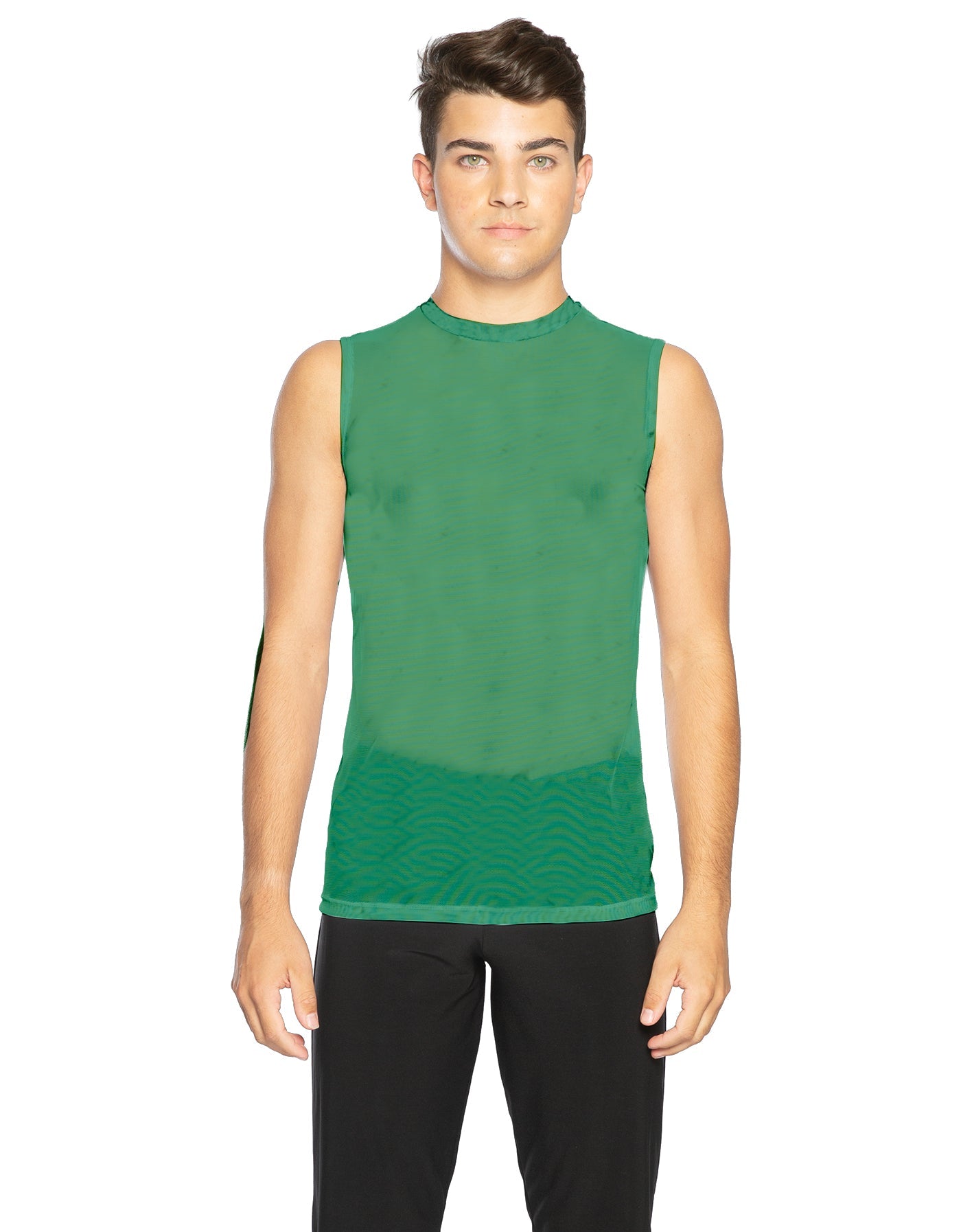 Solid Mesh Boys Tank