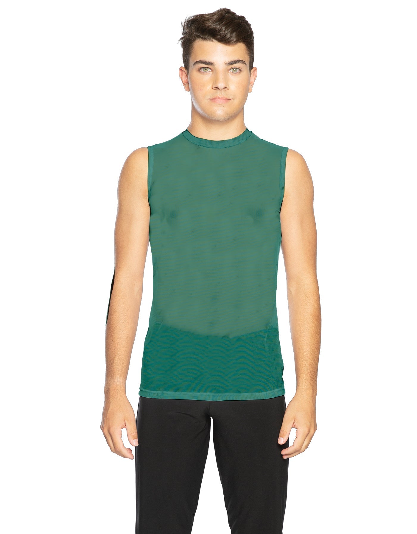 Solid Mesh Boys Tank
