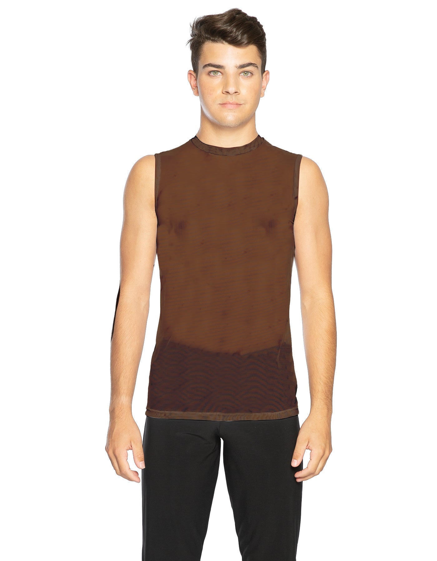 Solid Mesh Boys Tank