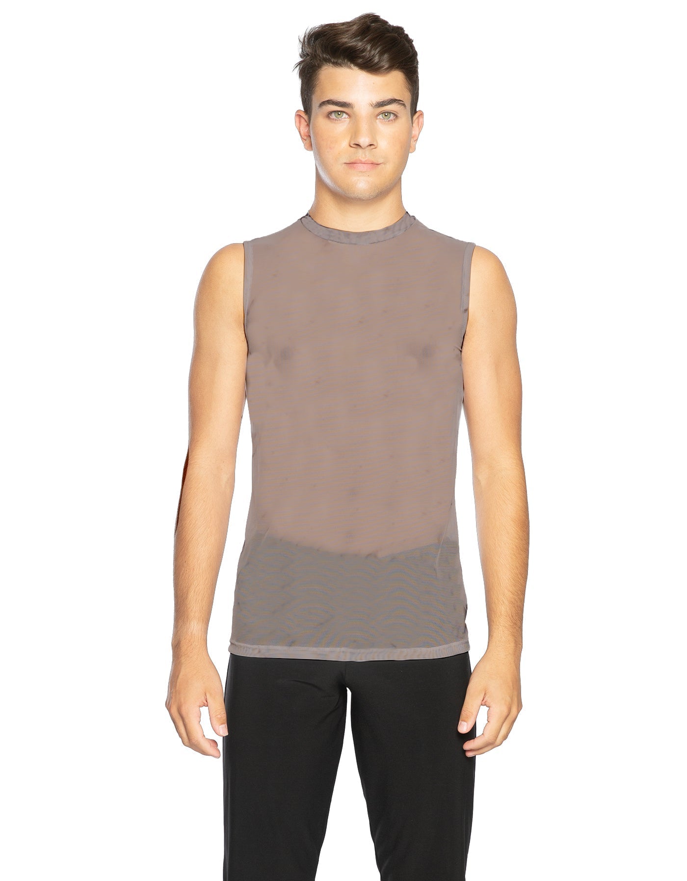 Solid Mesh Boys Tank