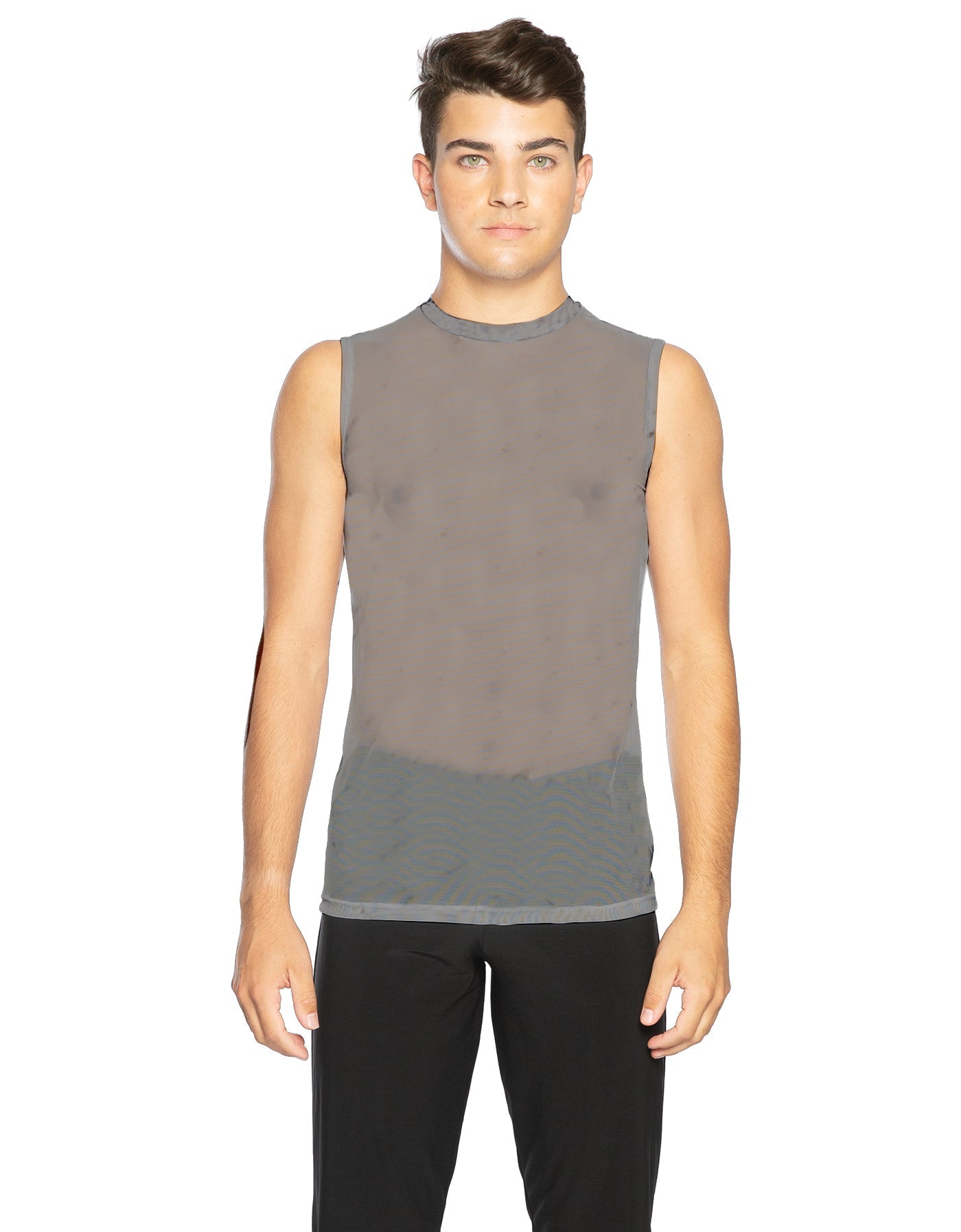 Solid Mesh Boys Tank