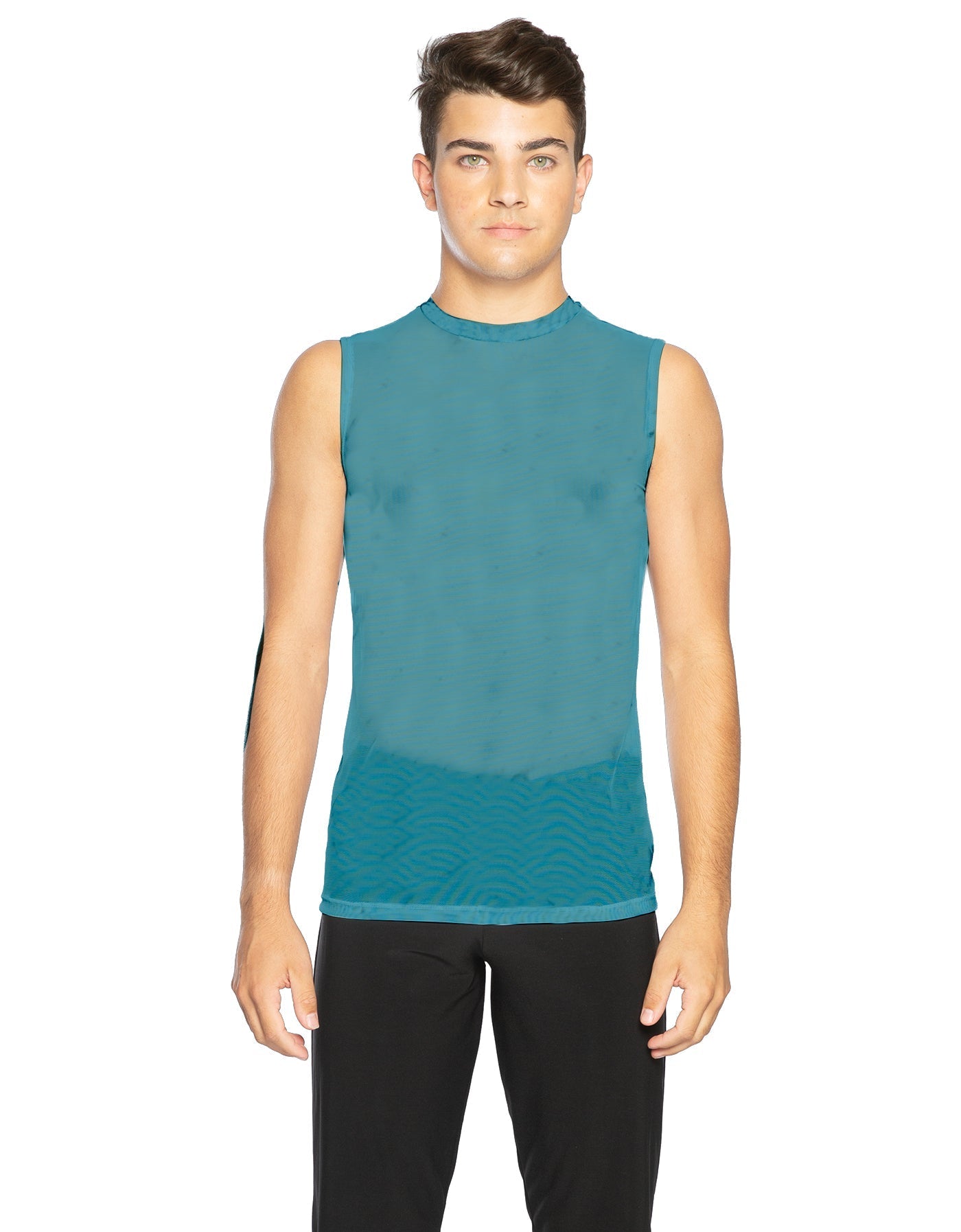 Solid Mesh Boys Tank