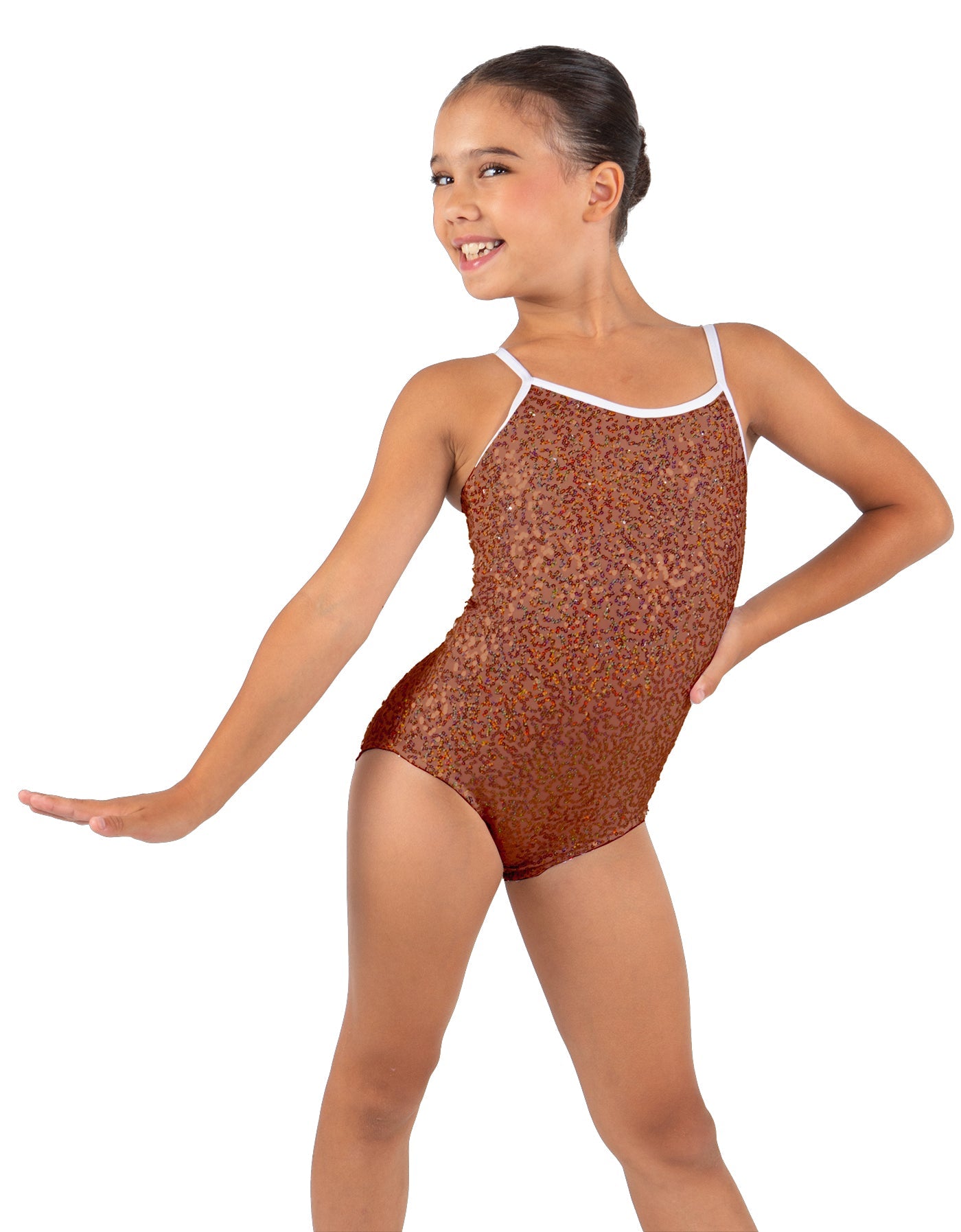 Solid Sequin Cami with Binding