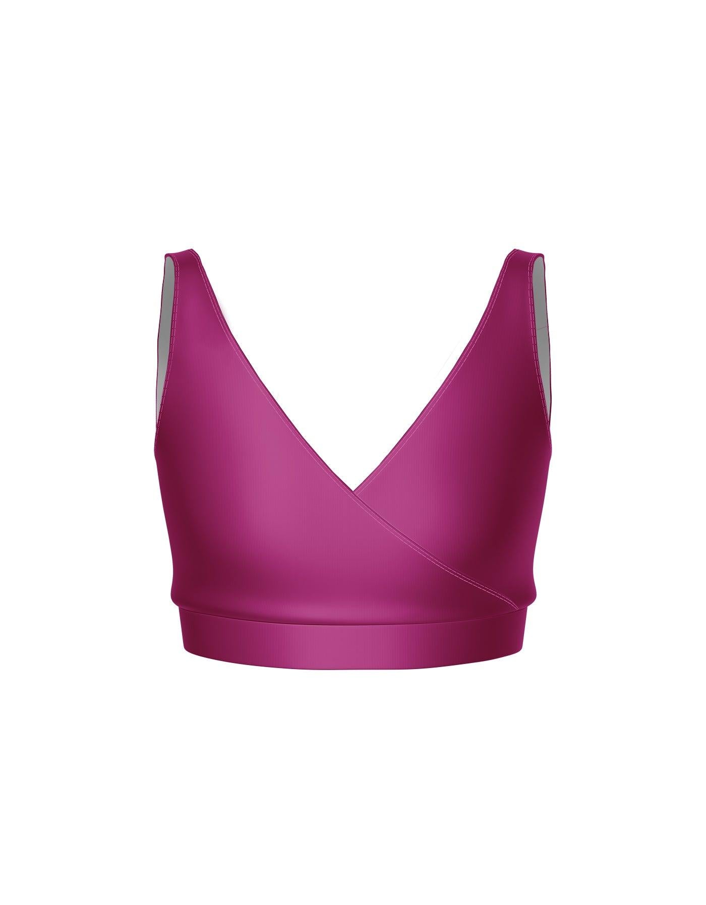 Crossover Front Back Bra Crop Top