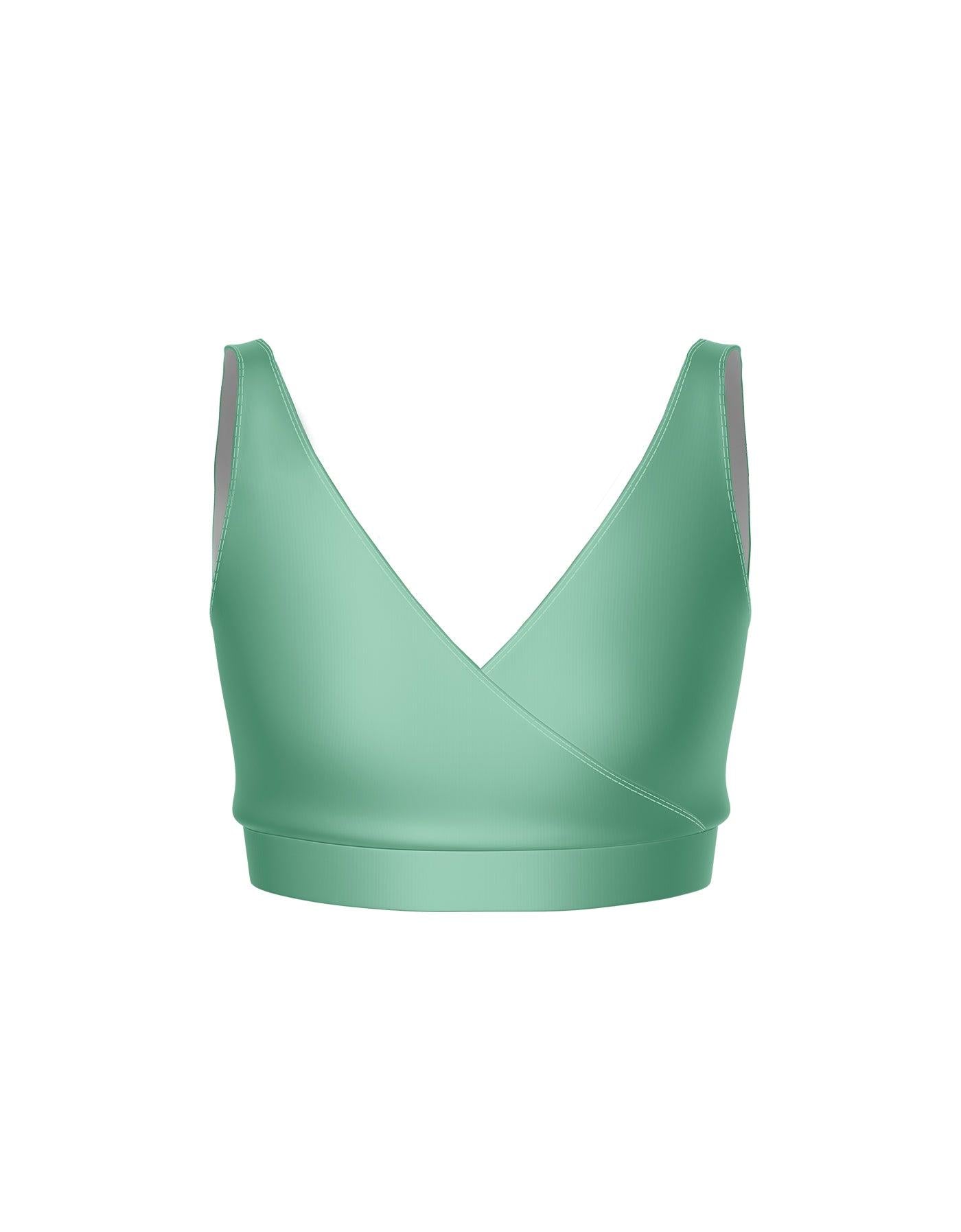 Crossover Front Back Bra Crop Top