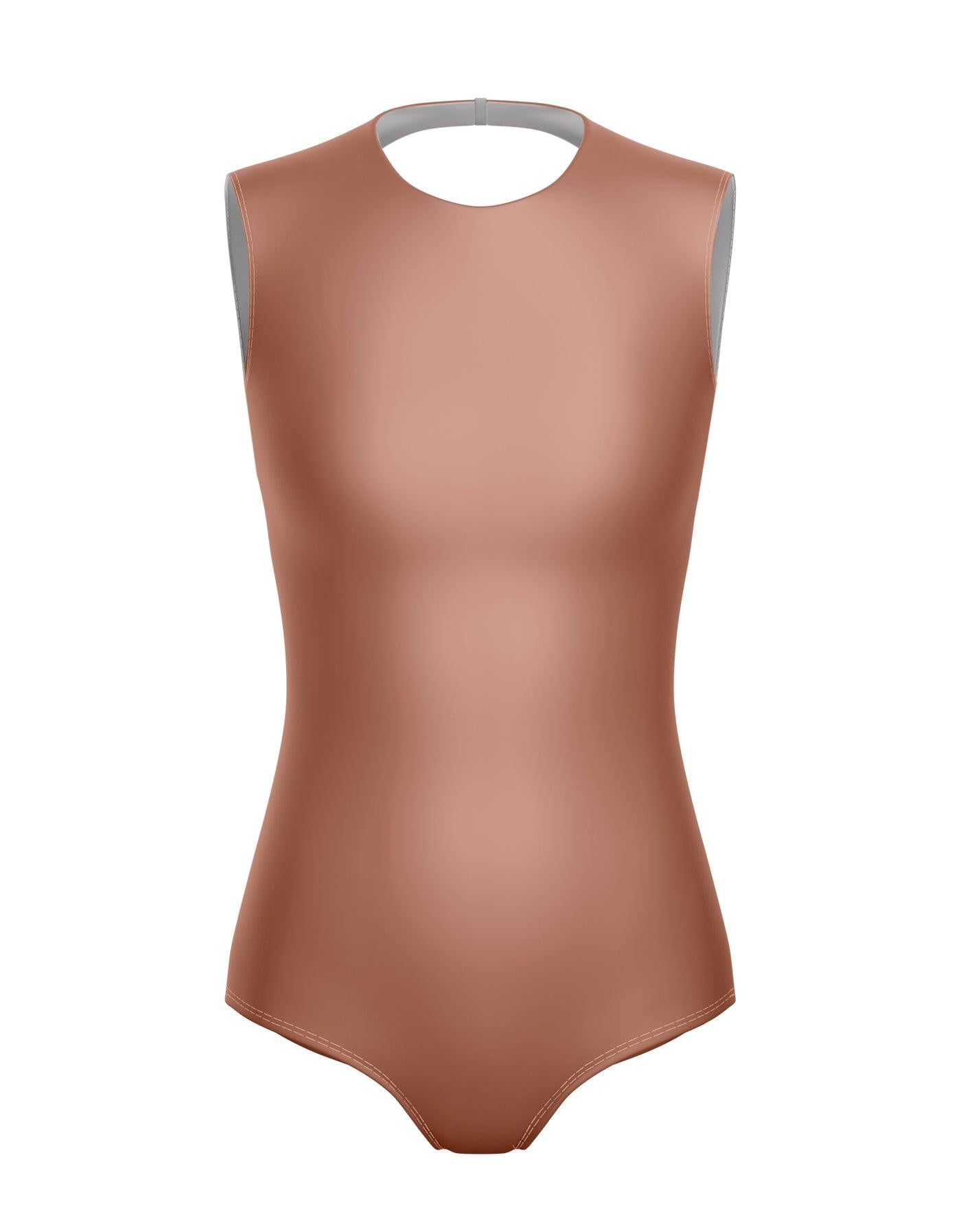 Sleeveless Open Back Leotard