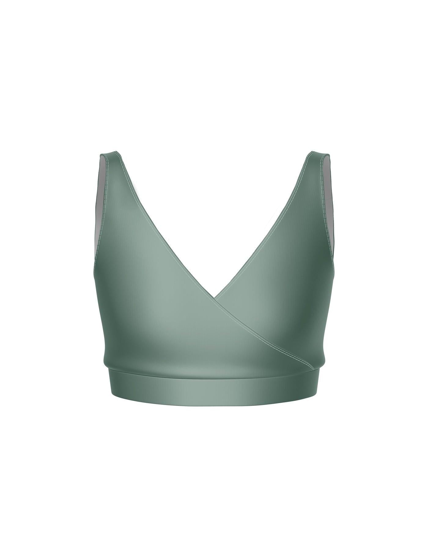 Crossover Front Back Bra Crop Top