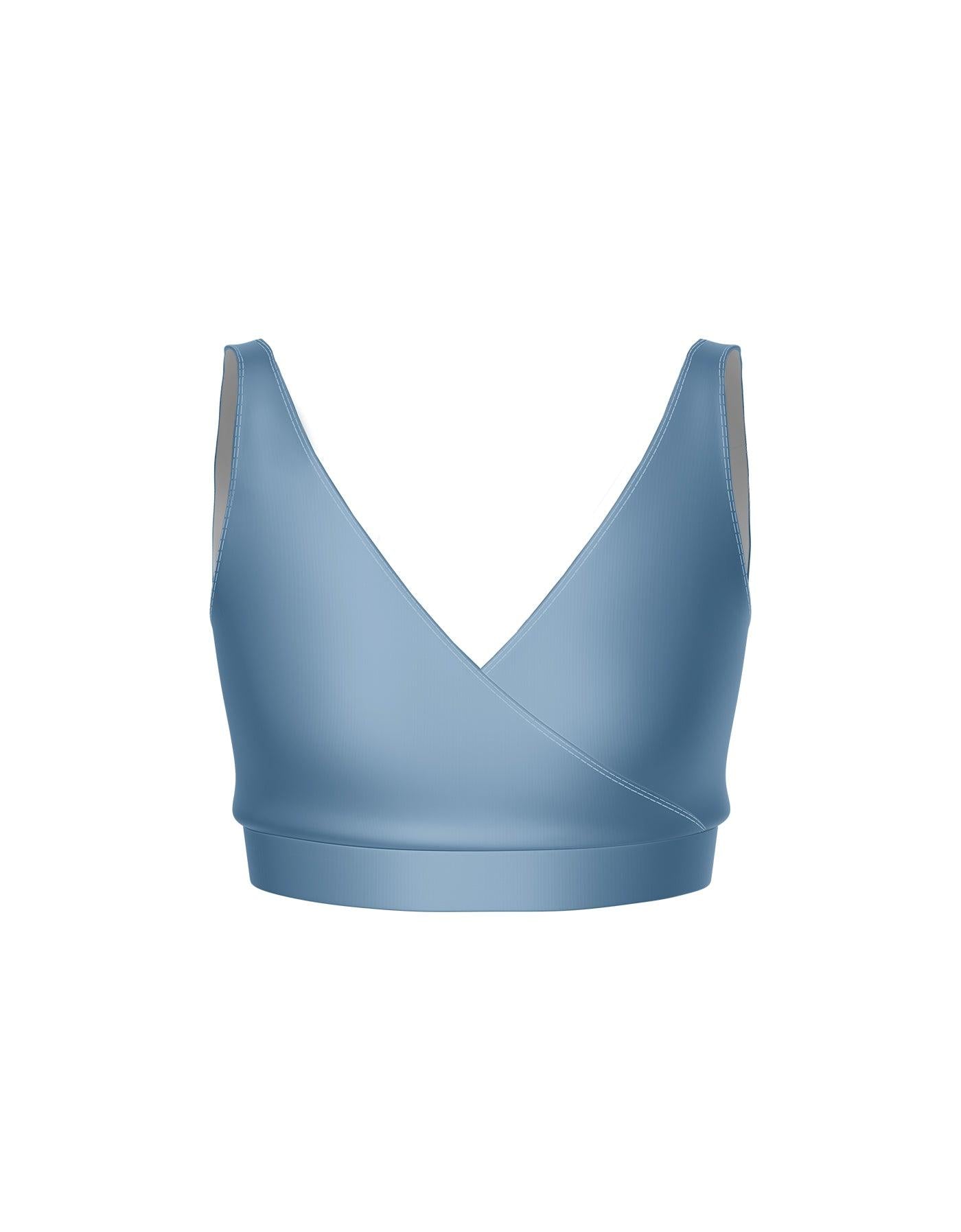 Crossover Front Back Bra Crop Top