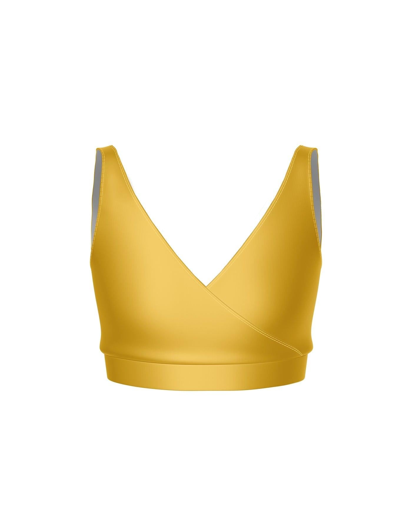 Crossover Front Back Bra Crop Top