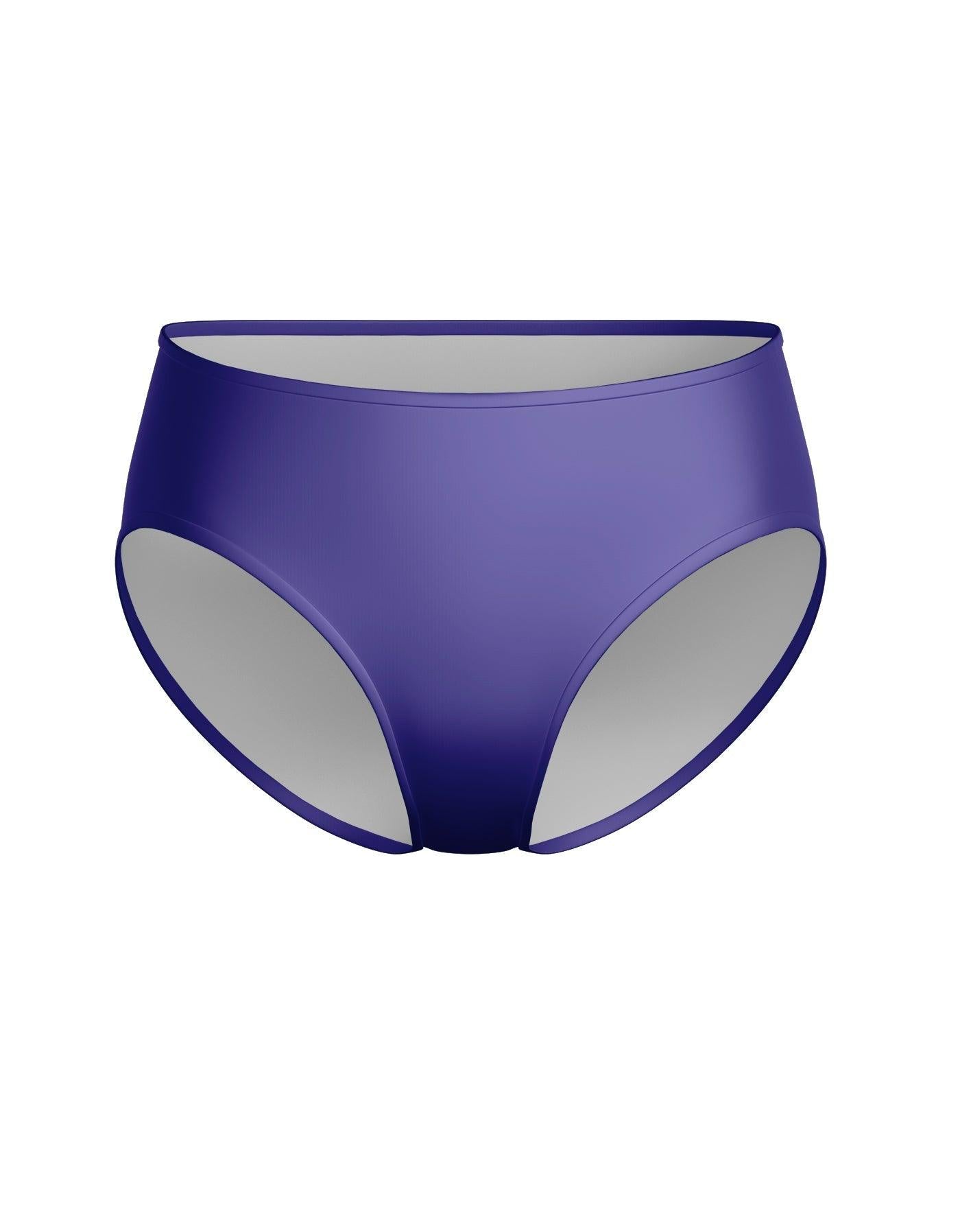 Lycra Brief Mid-Low Waist High Cut