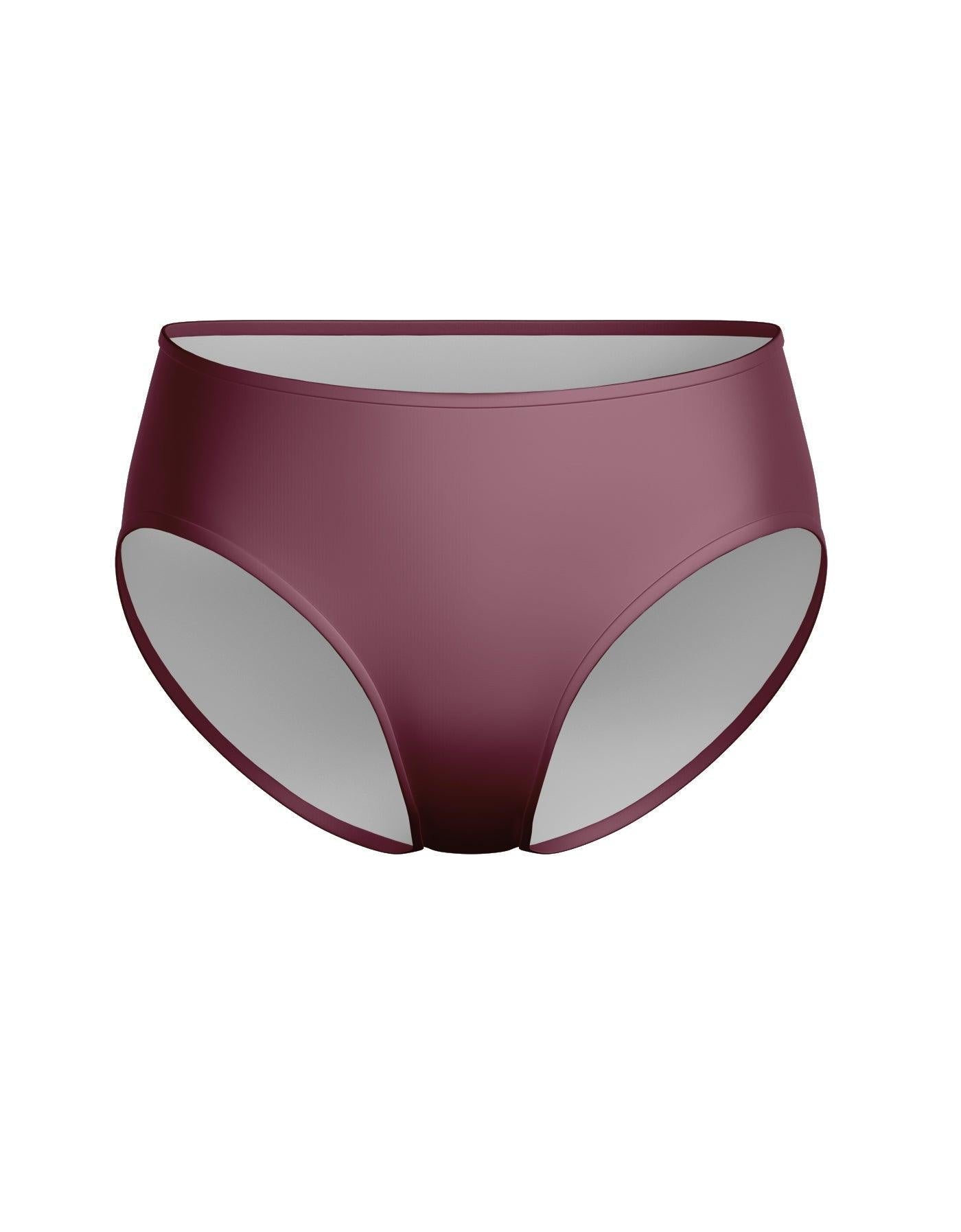 Lycra Brief Mid-Low Waist High Cut