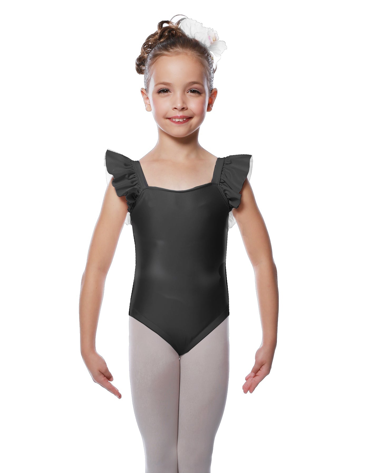 Solid Lycra Flutter Strap Leotard
