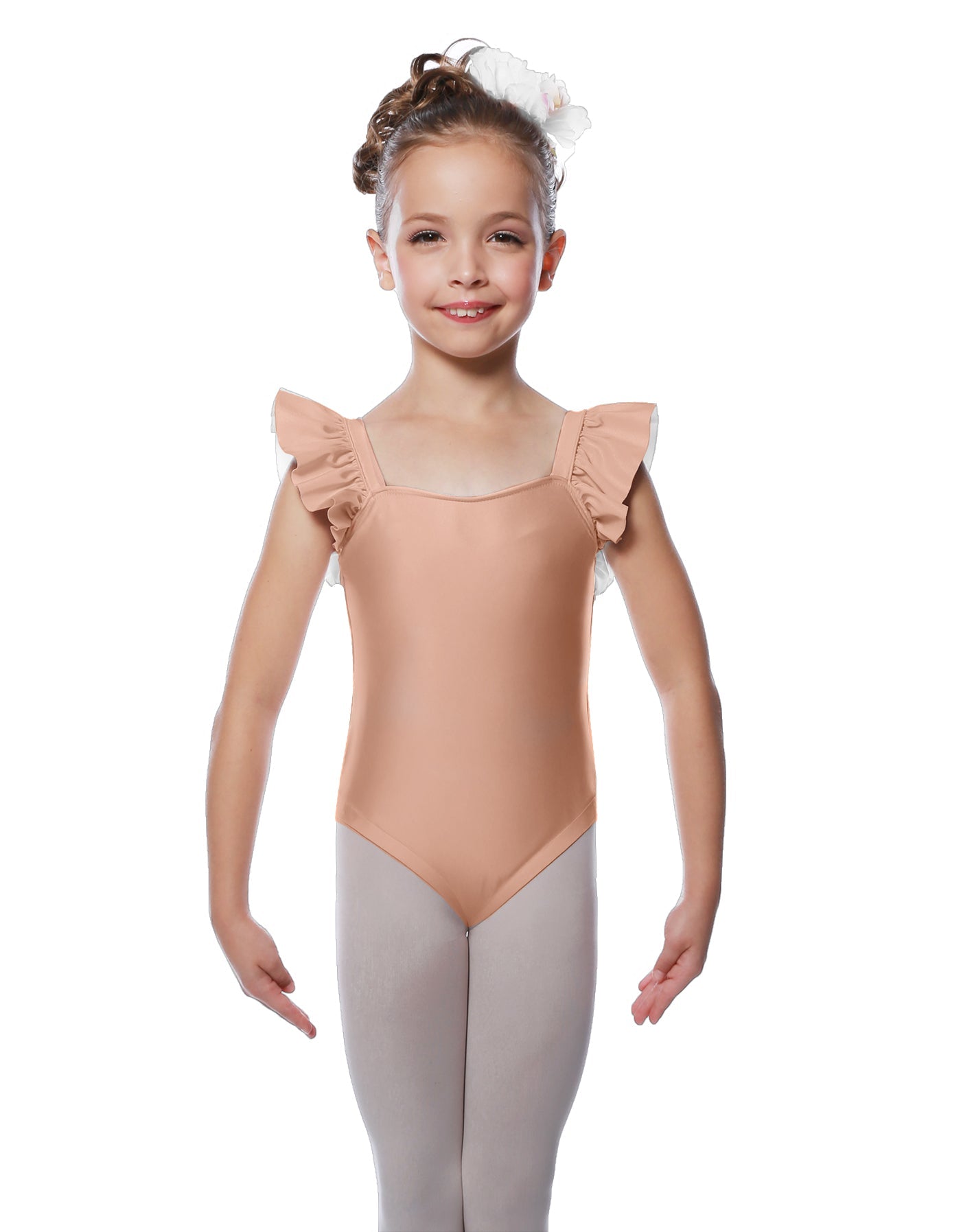 Solid Lycra Flutter Strap Leotard
