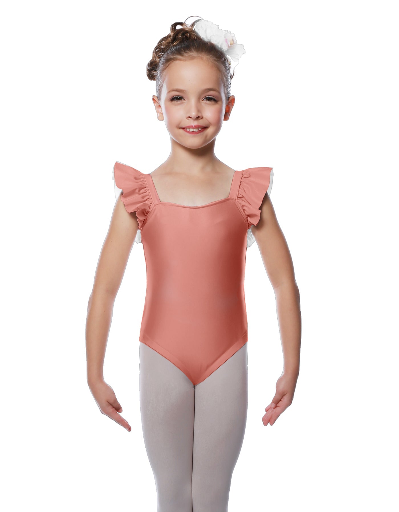 Solid Lycra Flutter Strap Leotard