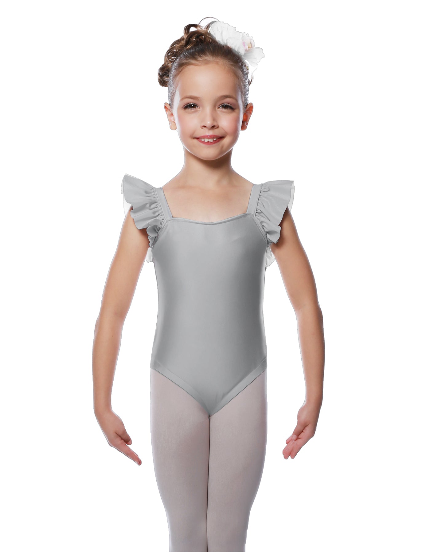 Solid Lycra Flutter Strap Leotard