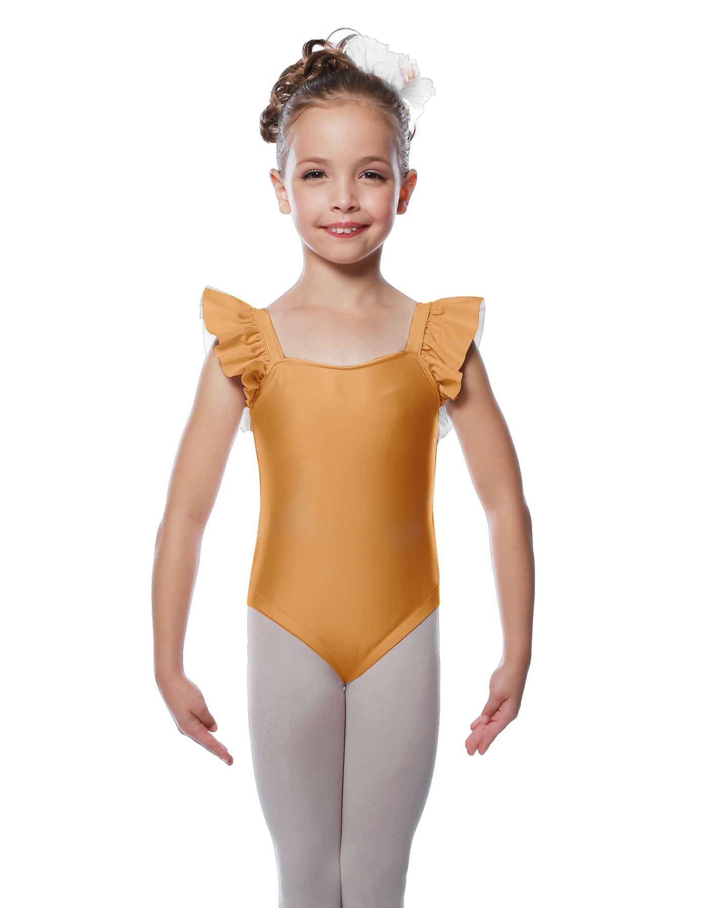Solid Lycra Flutter Strap Leotard