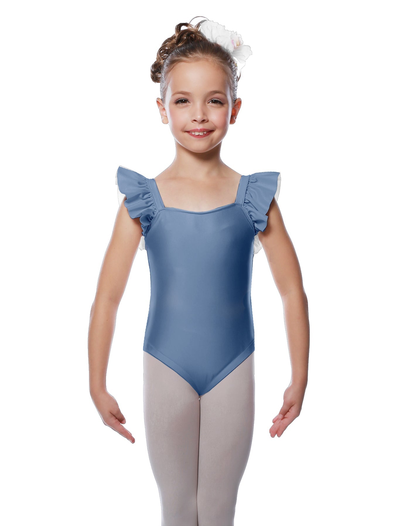 Solid Lycra Flutter Strap Leotard