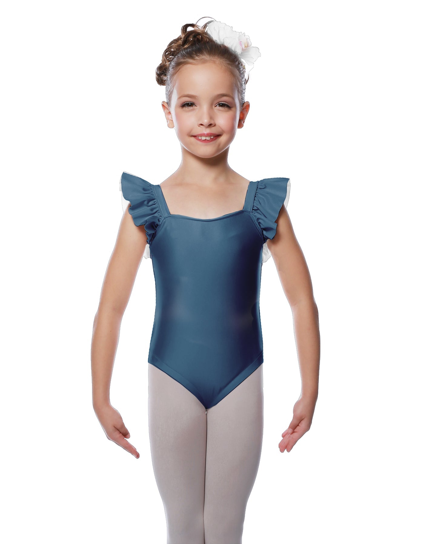 Solid Lycra Flutter Strap Leotard