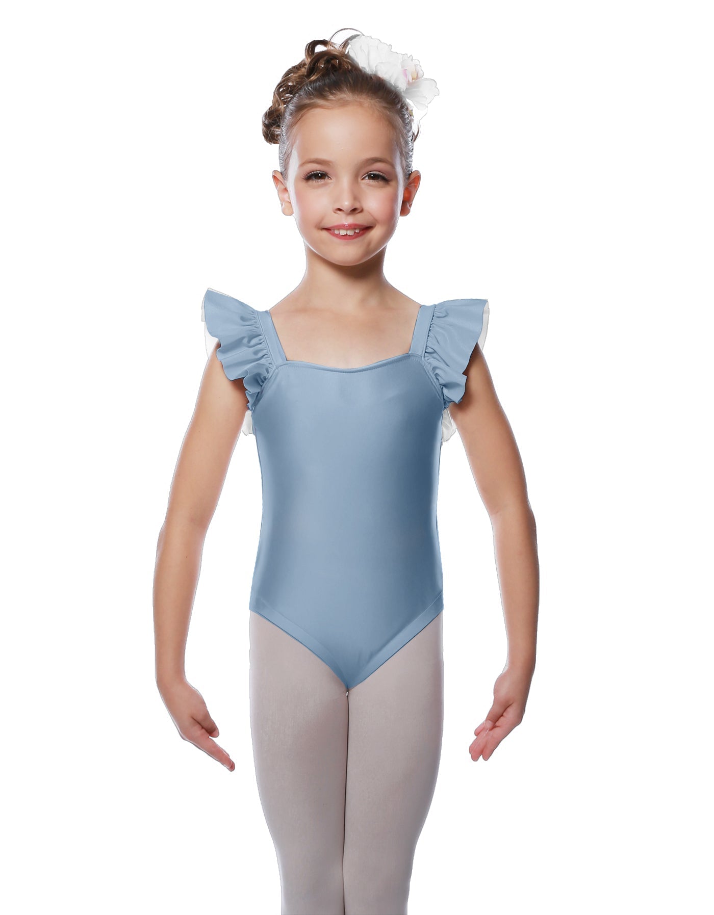 Solid Lycra Flutter Strap Leotard