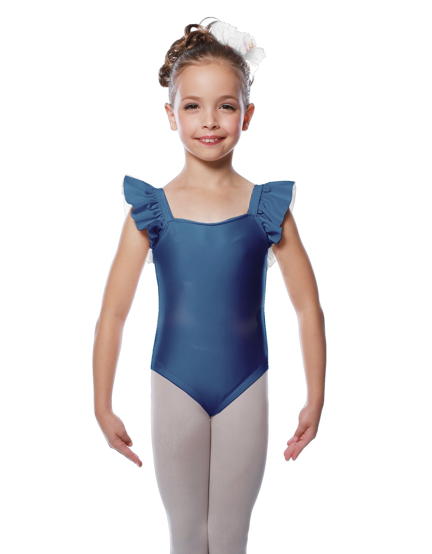 Solid Lycra Flutter Strap Leotard
