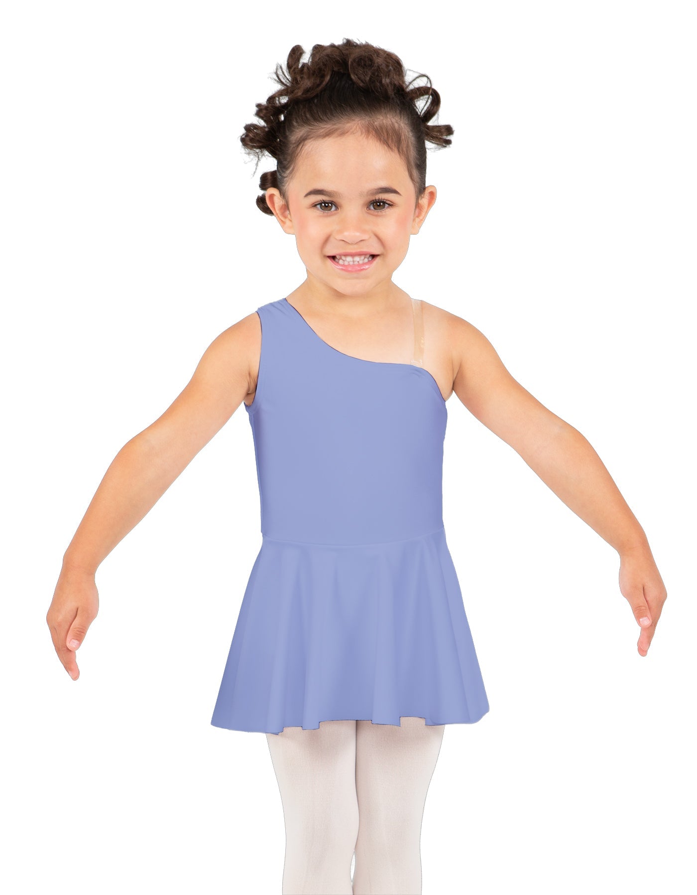 Solid Lycra One Shoulder Dress